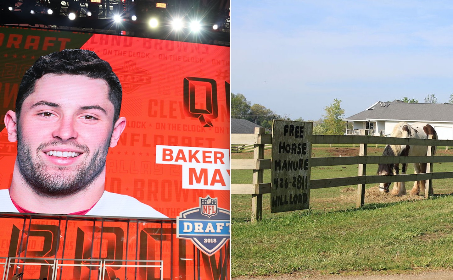 Cleveland radio host eats poop after Browns draft Baker Mayfield