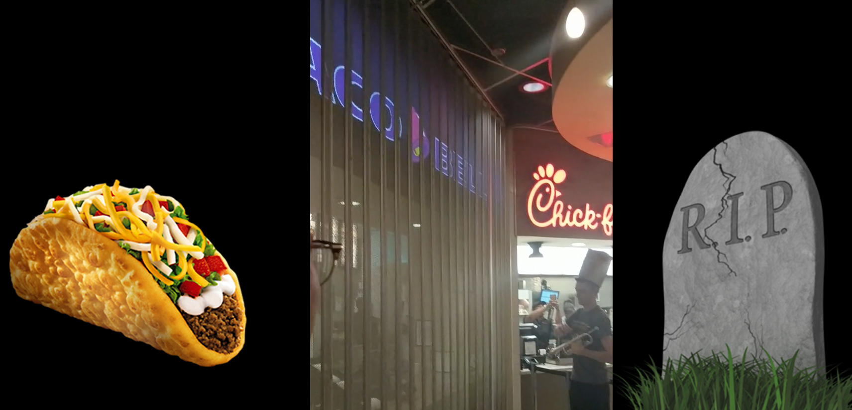 WATCH: Georgia Tech Students Give Fallen Taco Bell a Touching Memorial Service