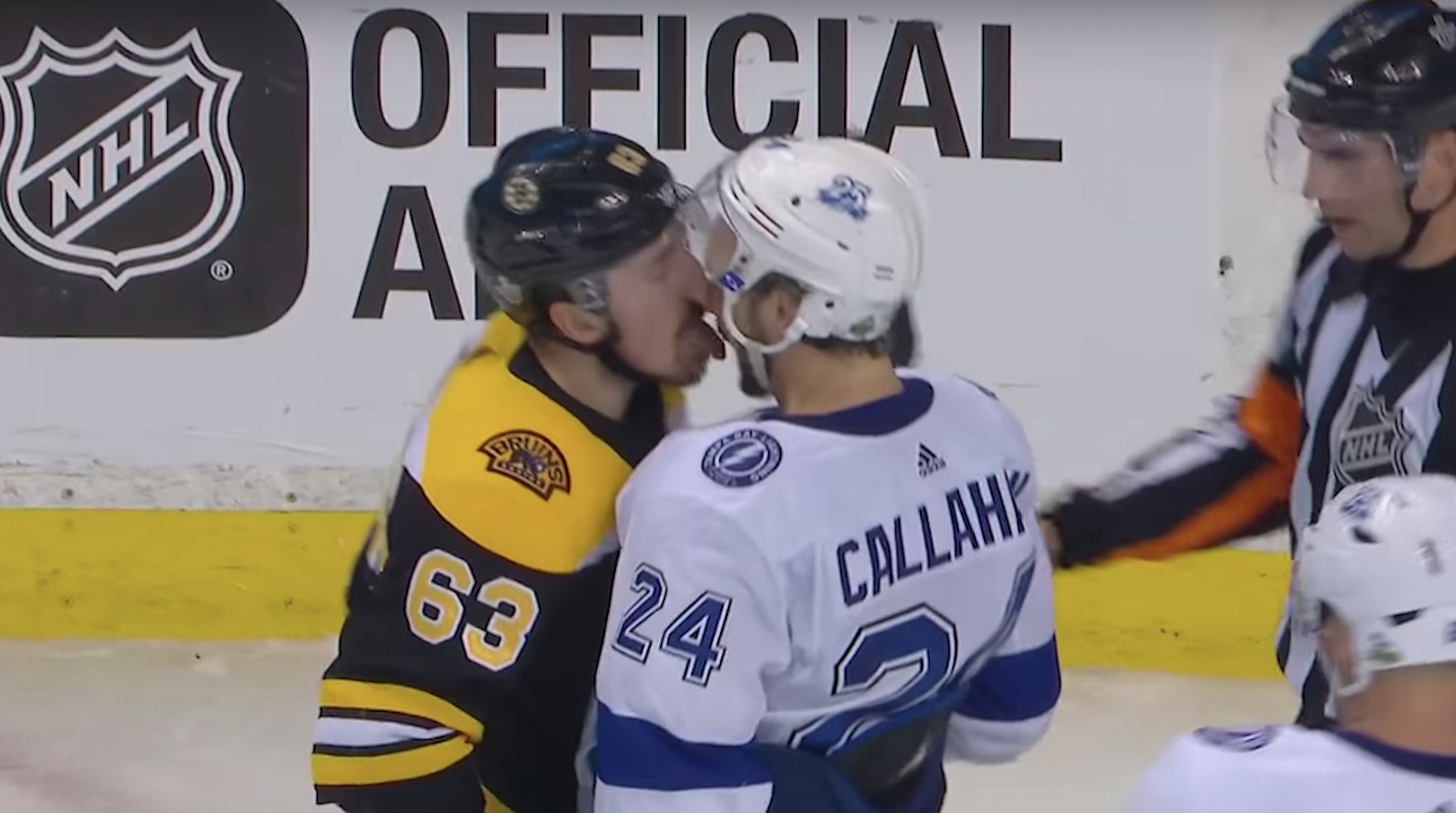 Brad Marchand Licking Everyone is the Height of NHL Stupidity