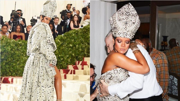 wait, did rihanna actually borrow her met gala hat from the catholic ...