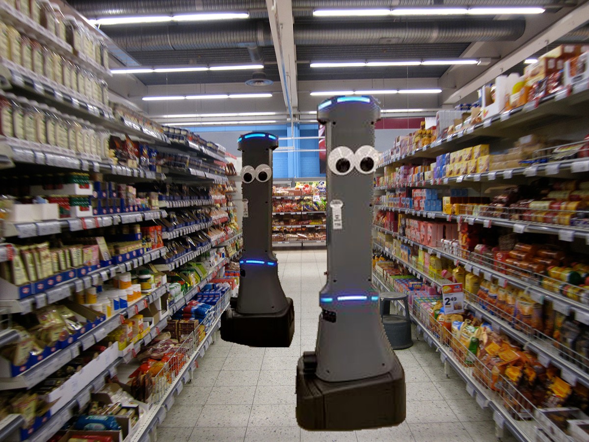 This GooglyEyed Robot Is the Newest Employee at a Tennessee Grocery