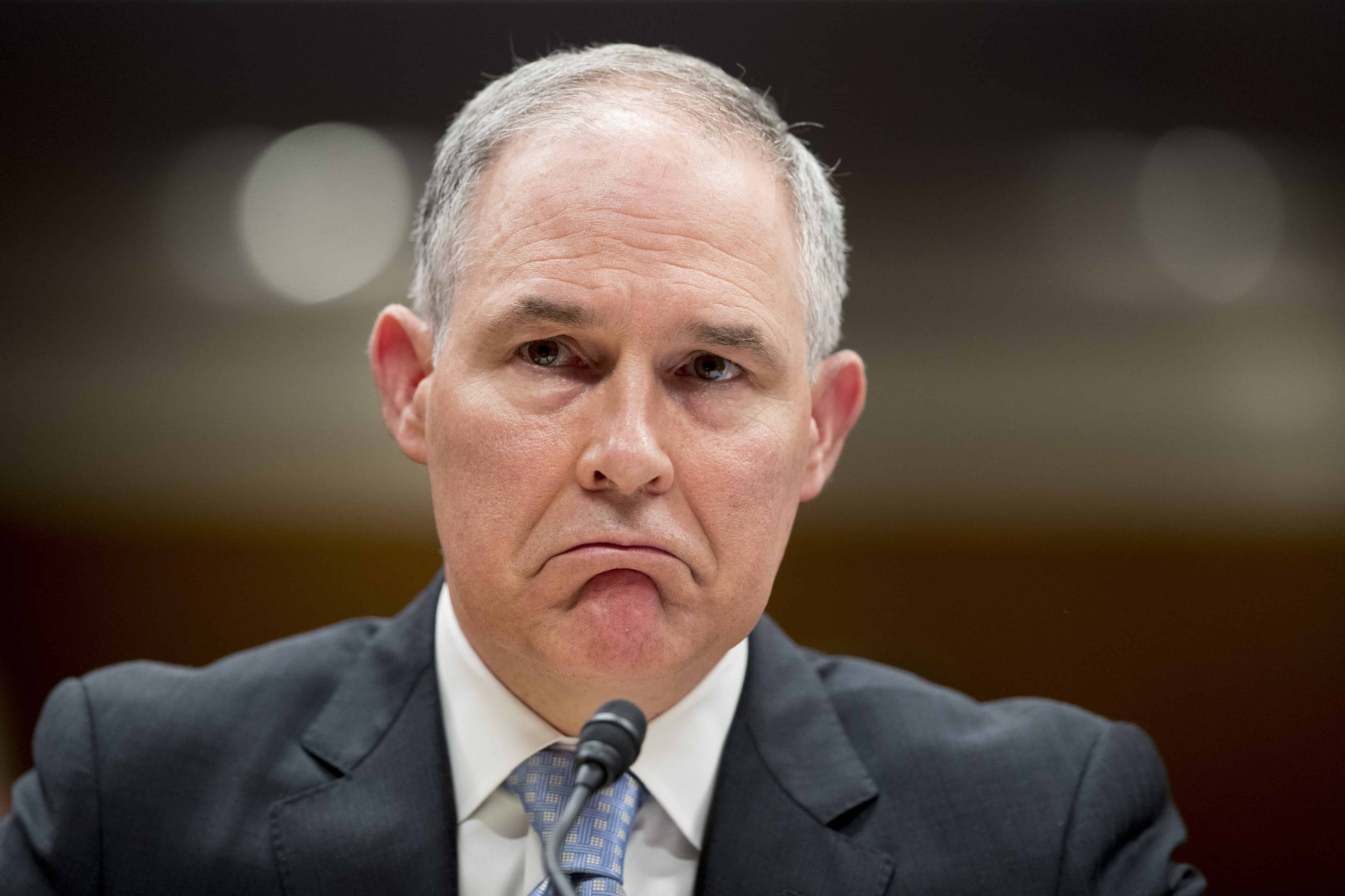 scott pruitt safety forcing his drivers