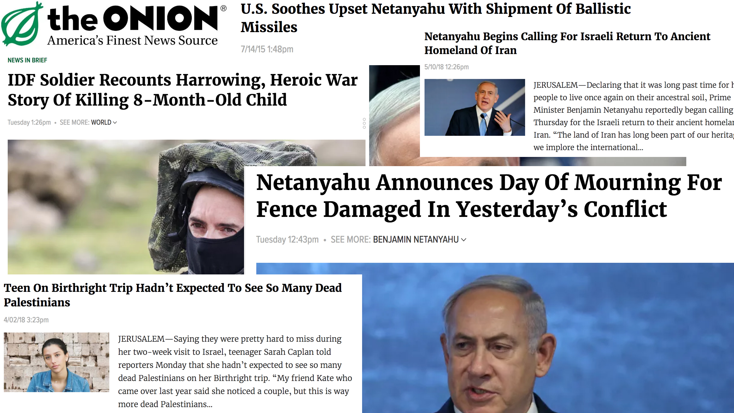 The Onion S Brutal Israel Commentary Goes Beyond Satire