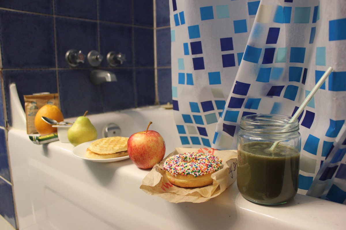 The Art of Eating Breakfast in the Shower VICE