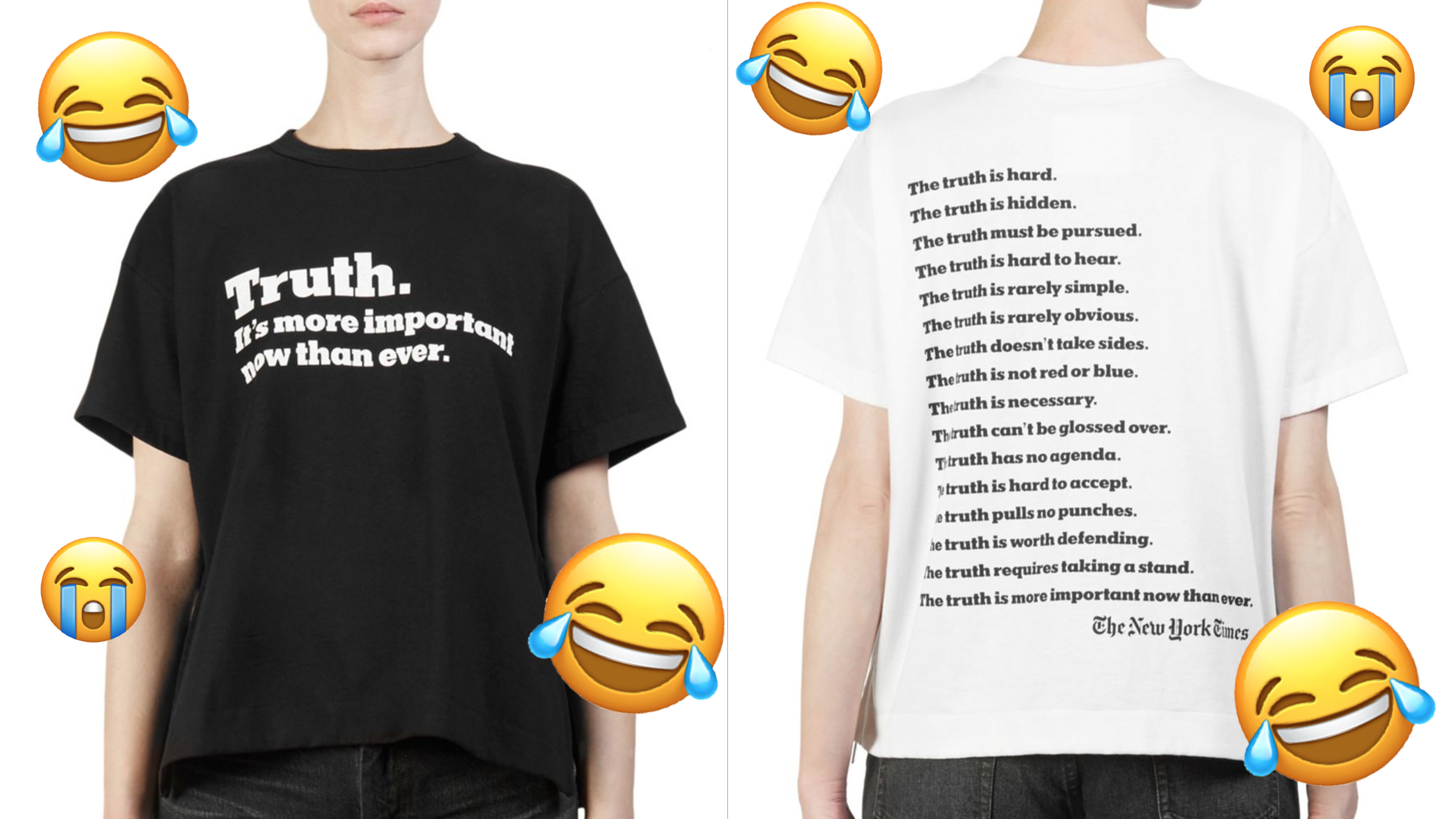 New York Times the truth L S TEE - 通販 - nutriplanet.org
