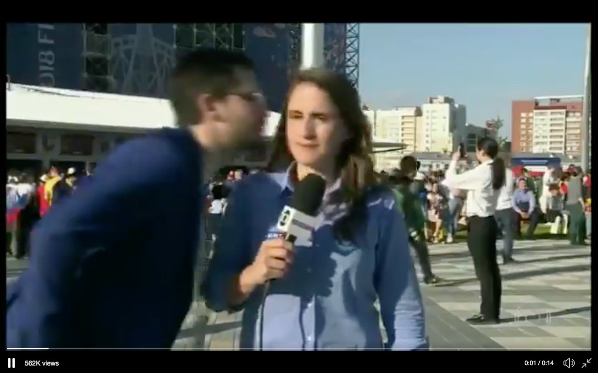 Men Keep Kissing And Groping Female Reporters At The World Cup On Live Tv Vice