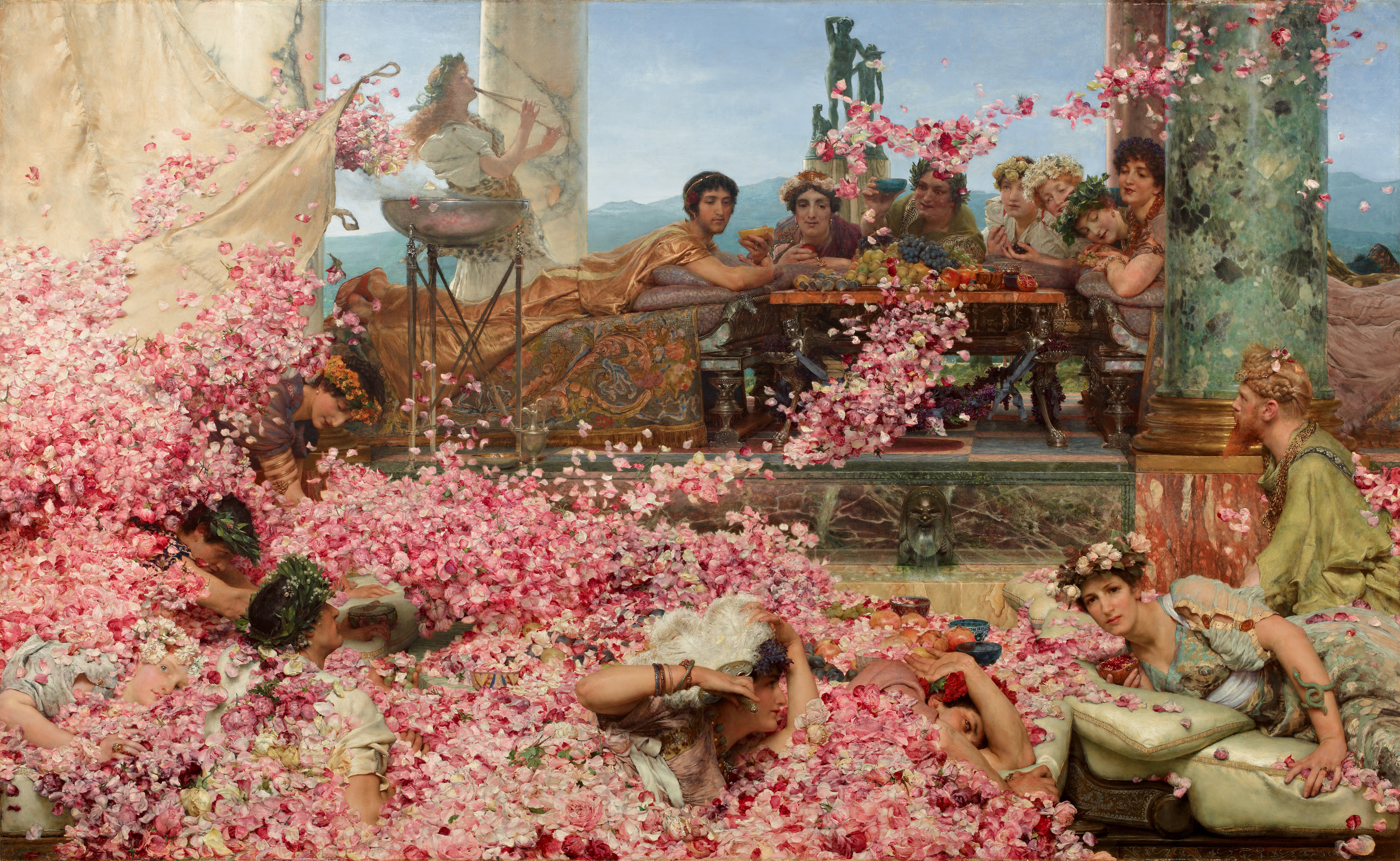 Sex Scenes The Queer Roman Orgy Where Everyone Was Suffocated by Rose Petals