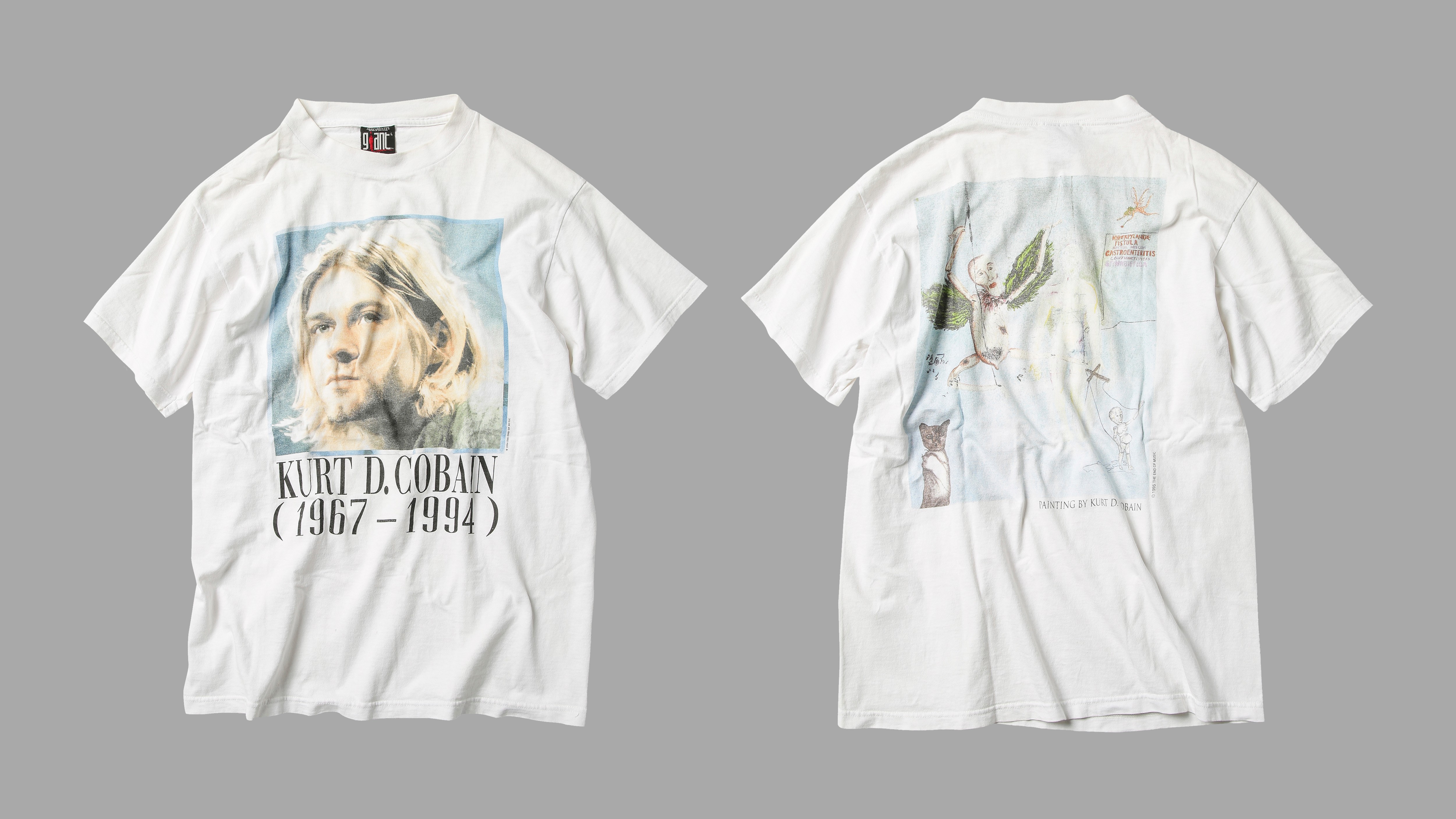 Nirvana Kurt Cobain バックプリントヴィンテージTシャツ