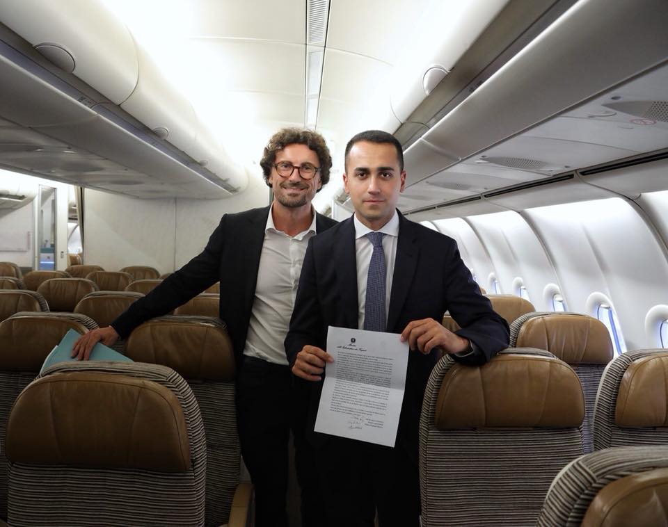 Renzi aereo cheap di stato