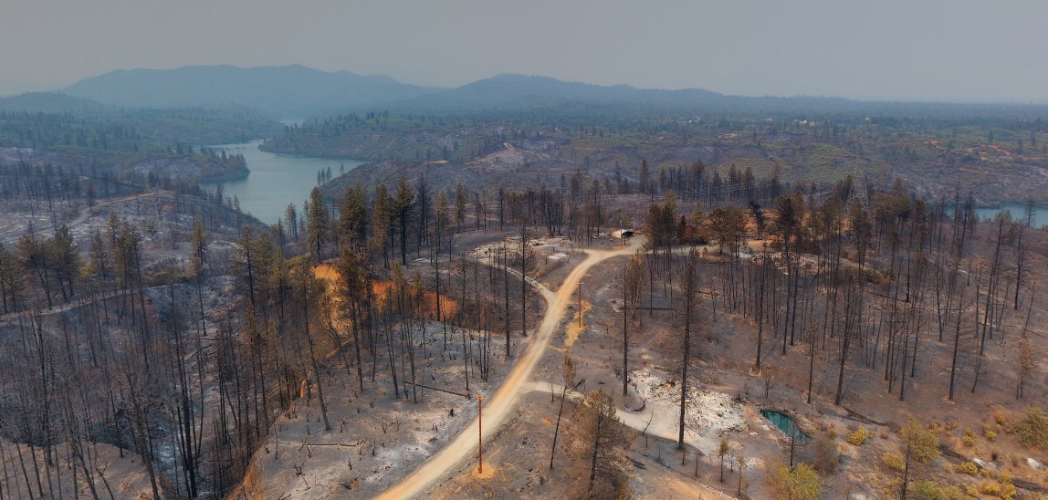 These 360 Drone Photos of the California Wildfires Are Devastating 