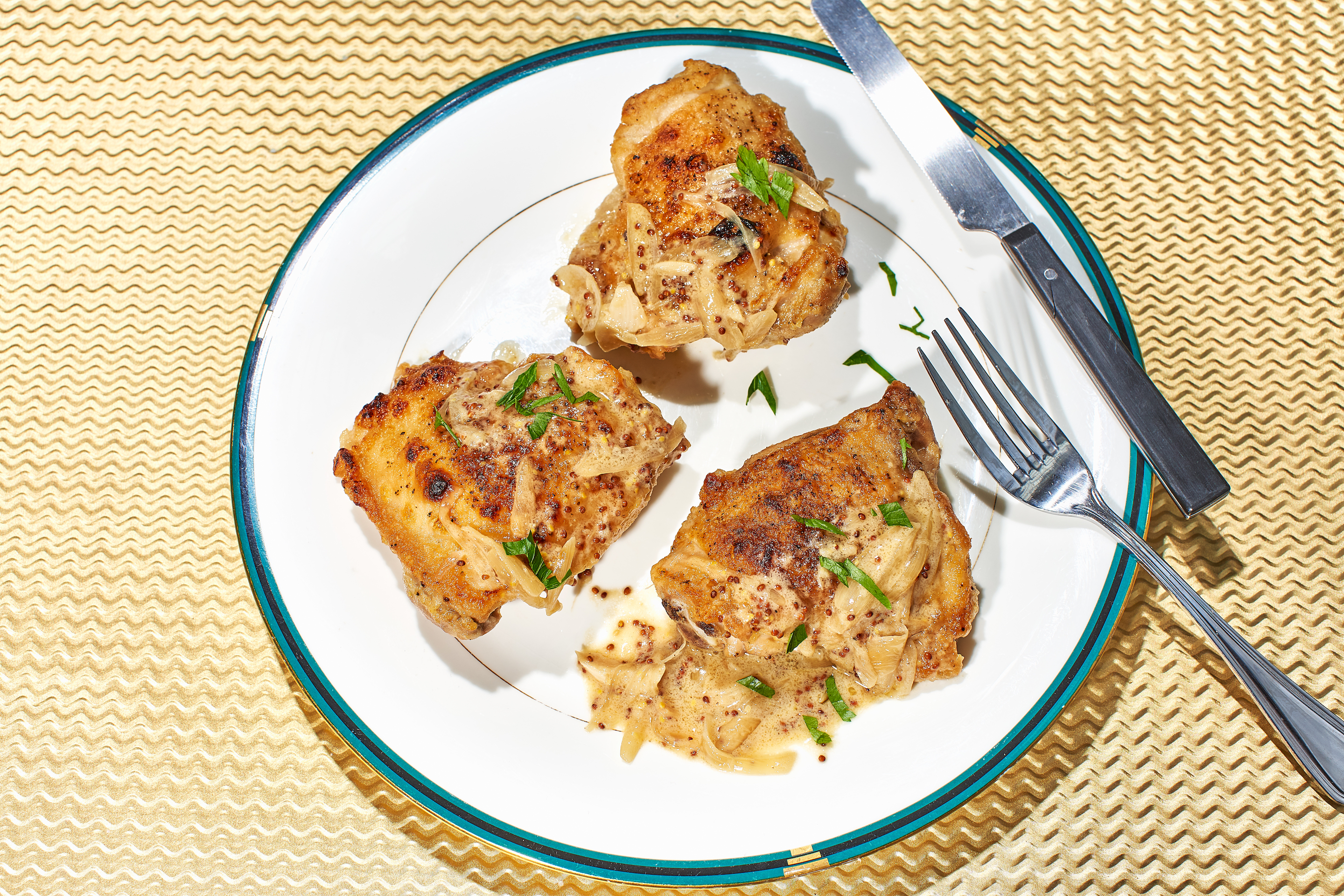 MustardBraised Chicken Recipe