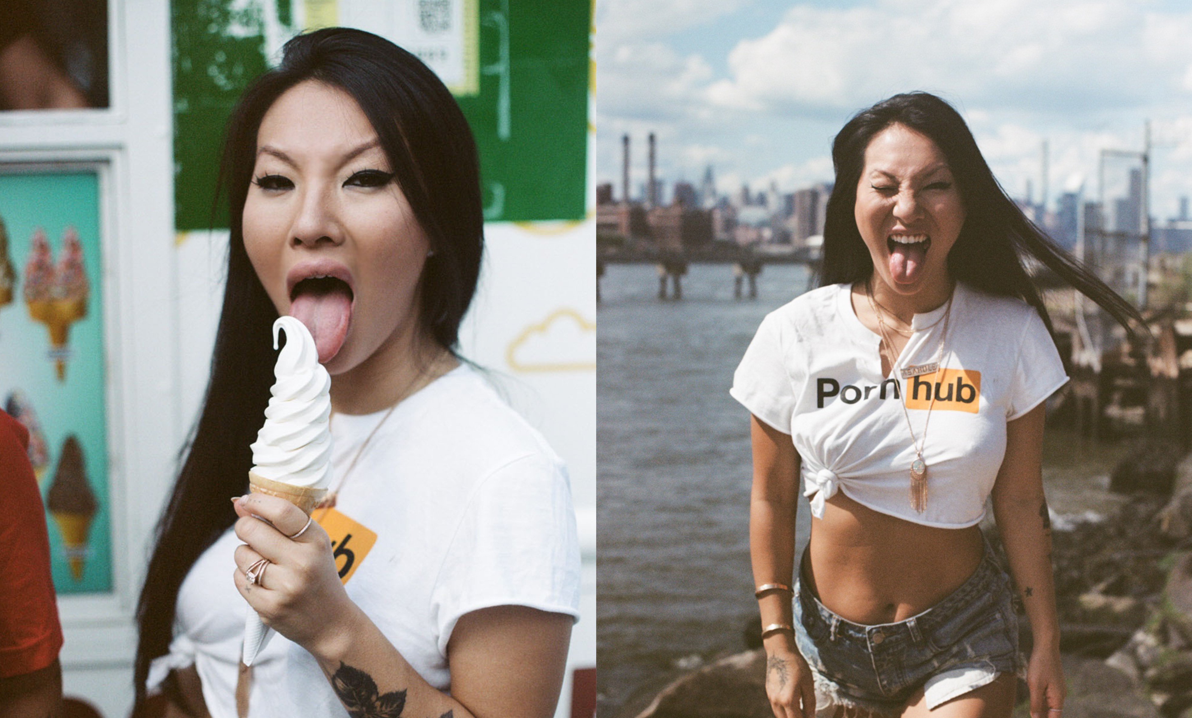 3929px x 2368px - see sandy kim's portraits of brooke candy and porn star asa akira