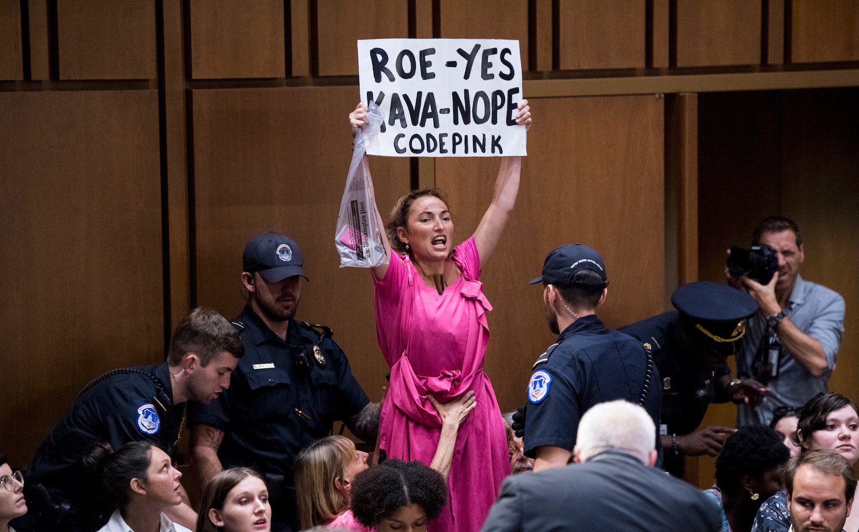 70 people were arrested for protesting Kavanaugh�s