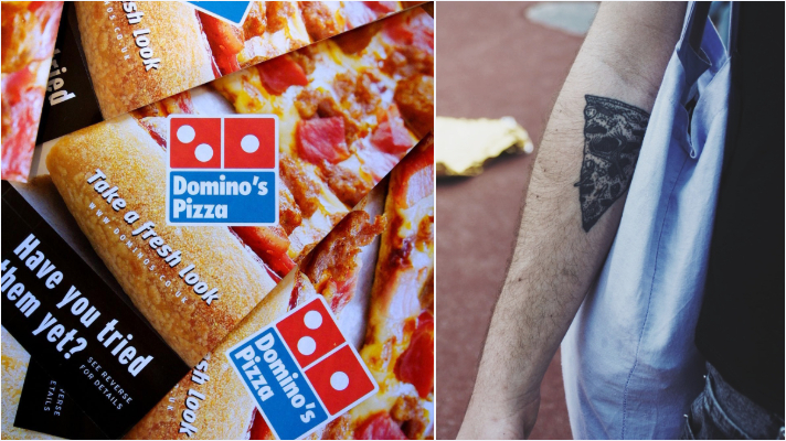 Dominos offered Russians a lifetime of pizza if they got tattoos of the  companys logo  and then it had to end the offer because too many people  got inked  rDamnthatsinteresting