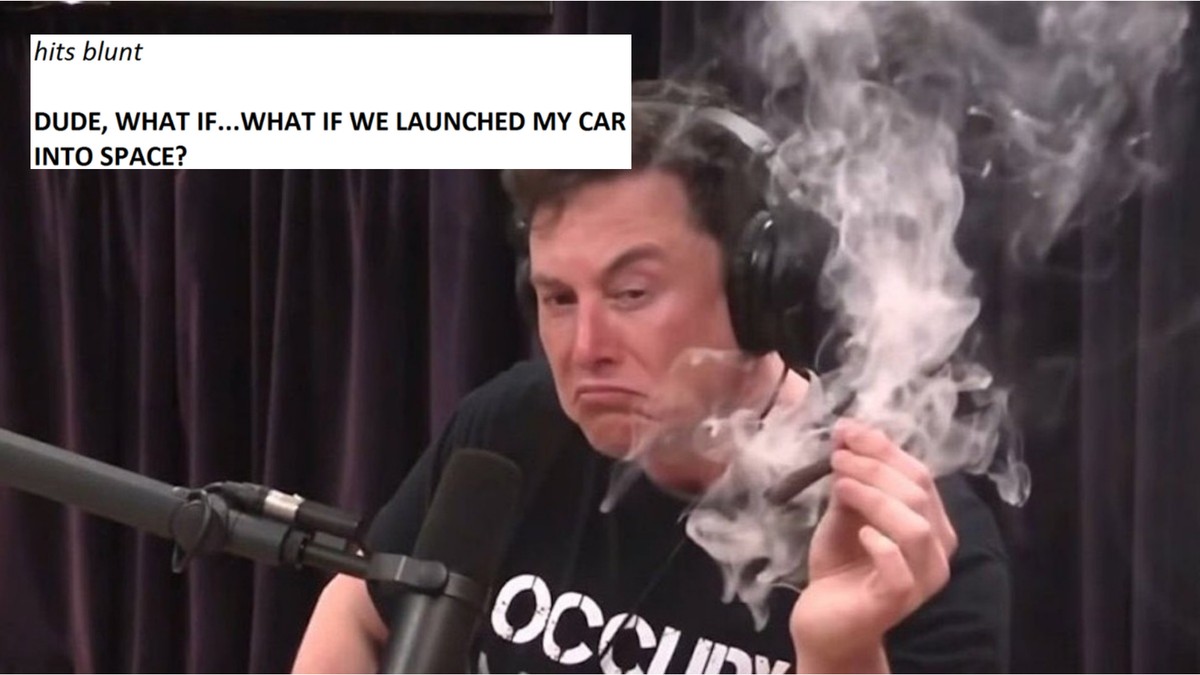 The Dankest Memes Of Elon Musk Smoking Weed