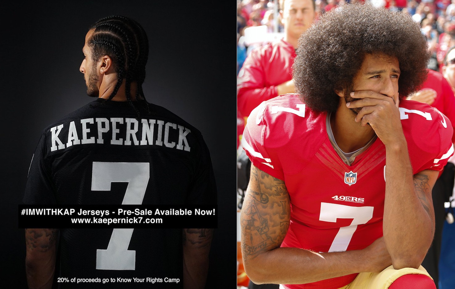 Colin Kaepernick Jersey #ImWithKap I Know My Rights Stitched #7 Im