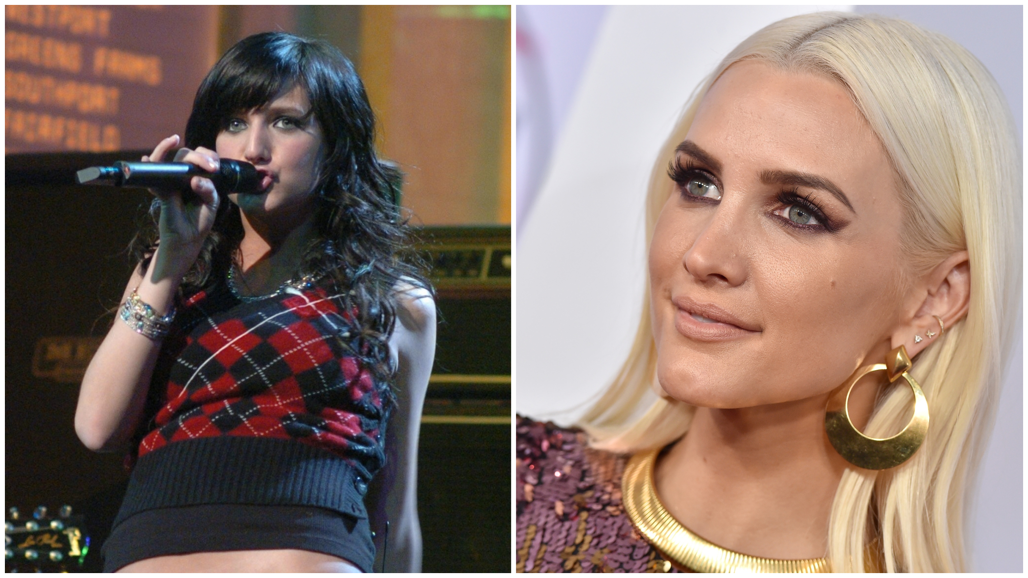 ashlee simpson before and after