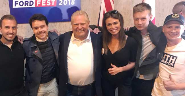 Image result for andrew scheer faith goldy