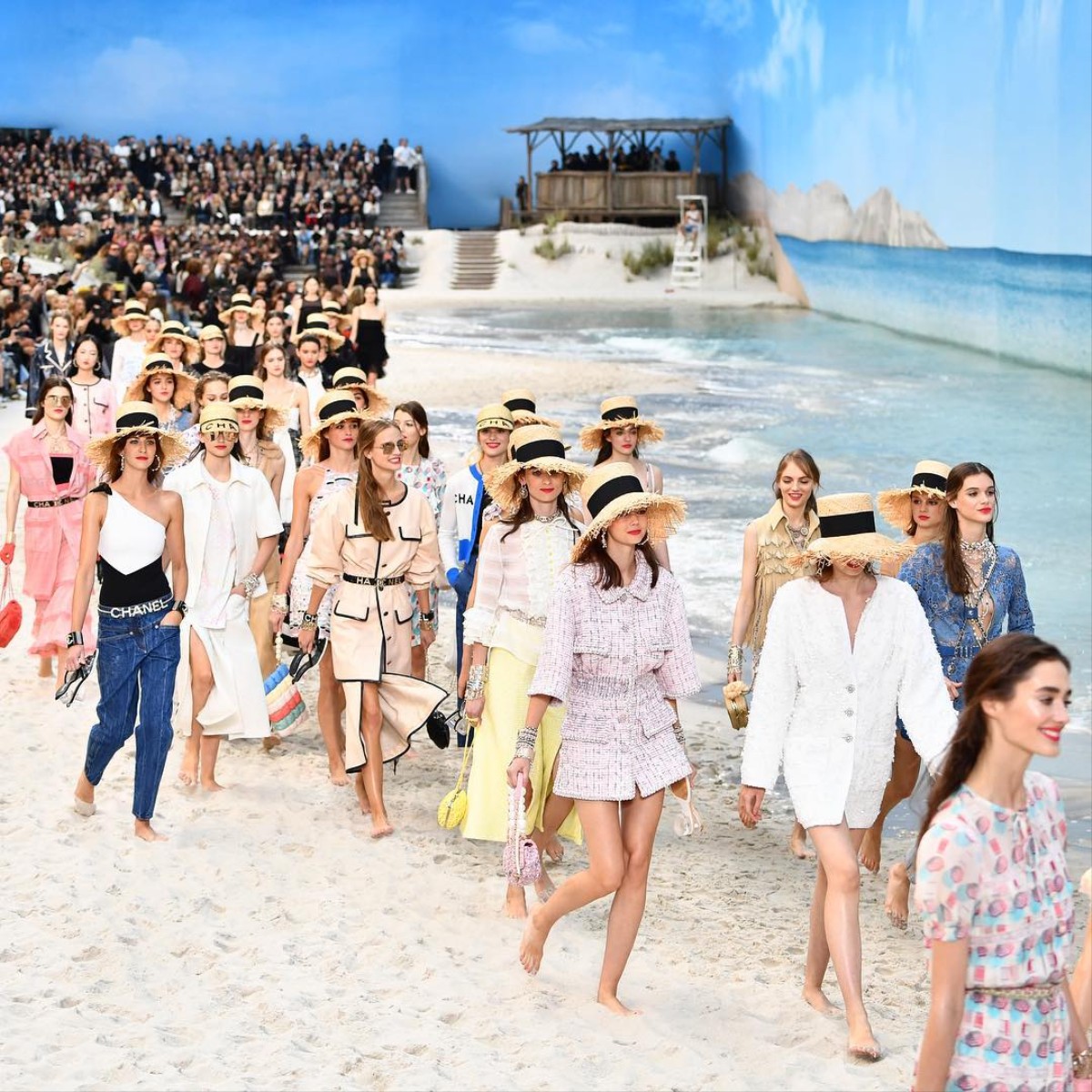 Chanel brings the beach to Paris fashion week - i-D