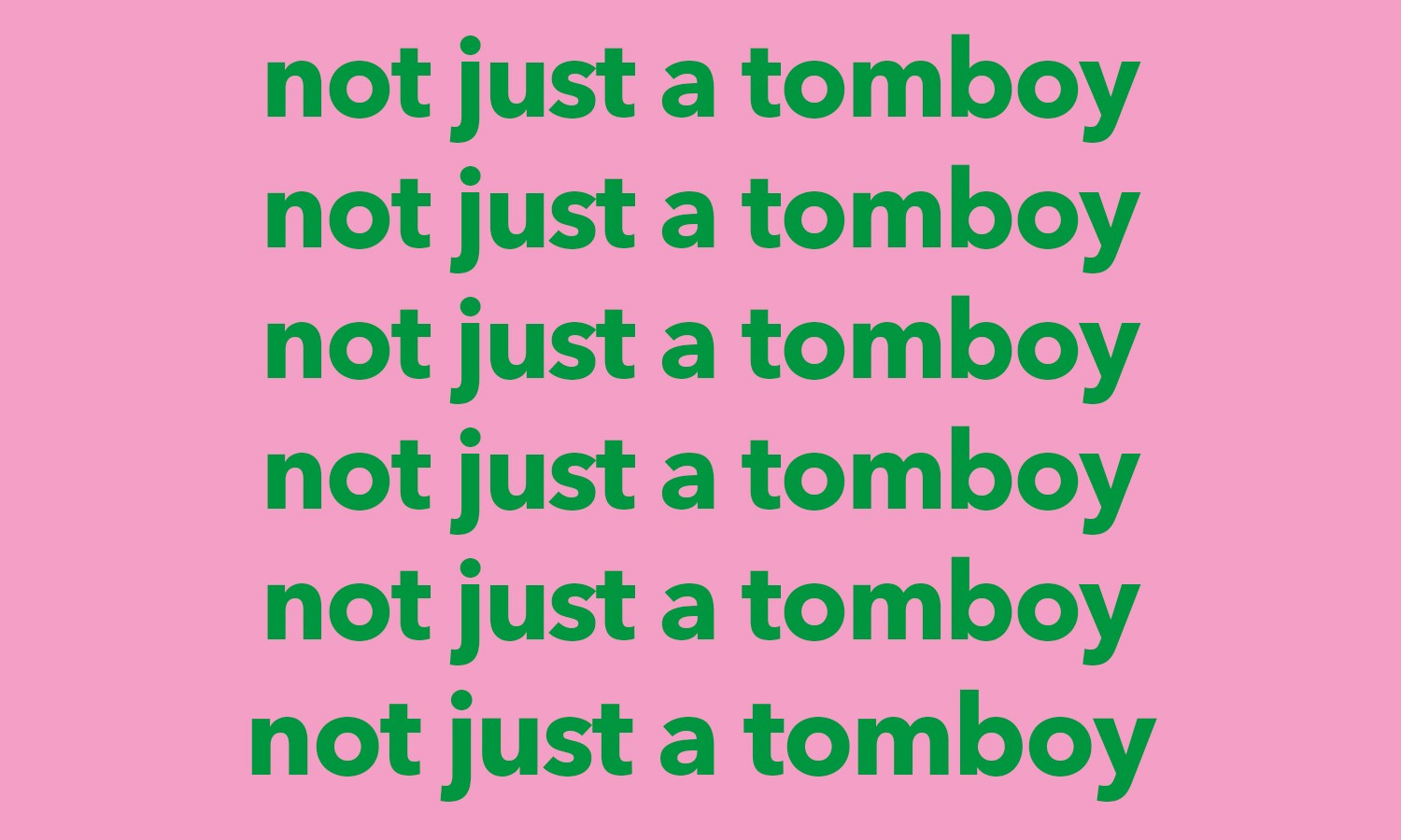 tomboy sayings