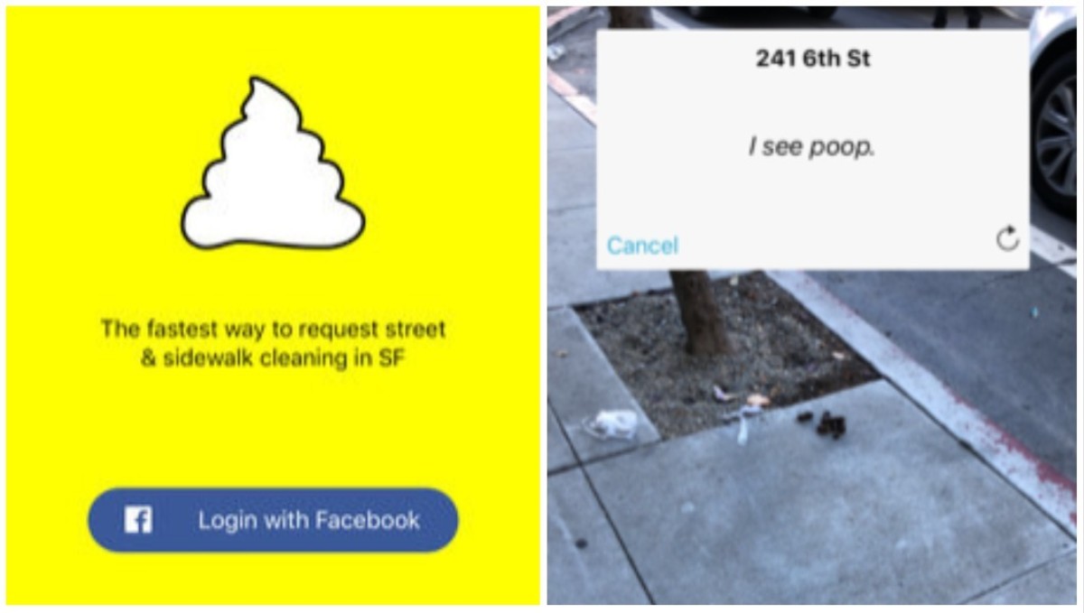 You Can Now Use 'Snapcrap' to Report Piles of Literal Shit on SF's