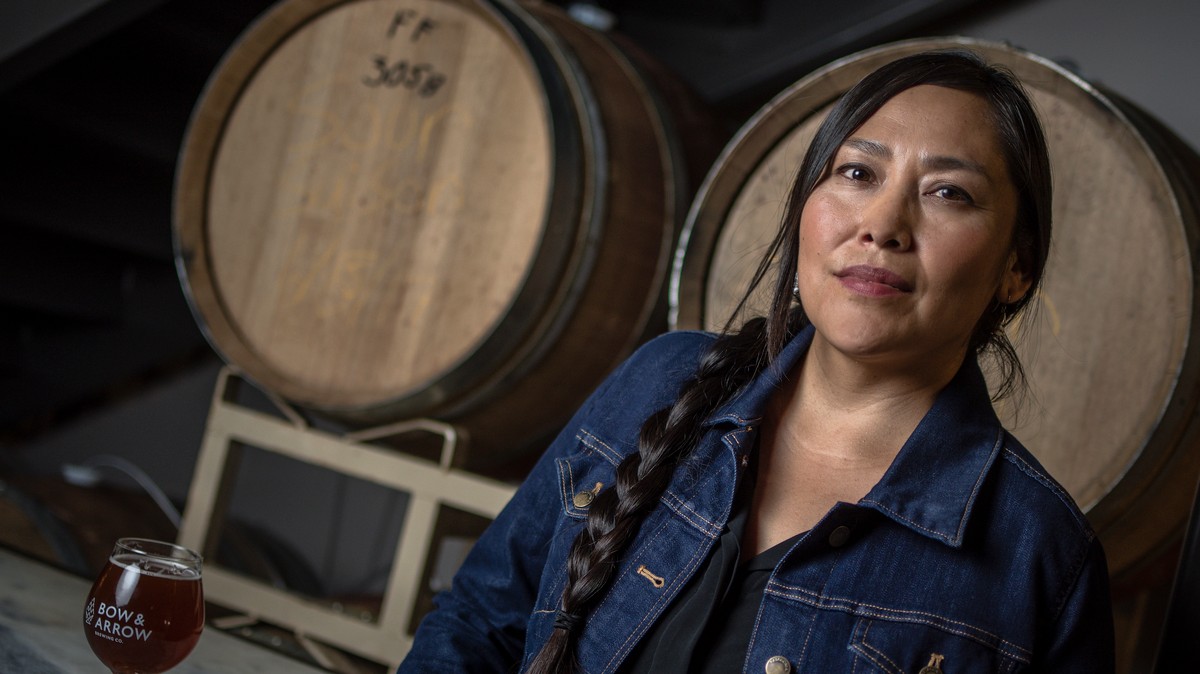 Inside Bow & Arrow Brewing Co, Where Two Native American Women Are