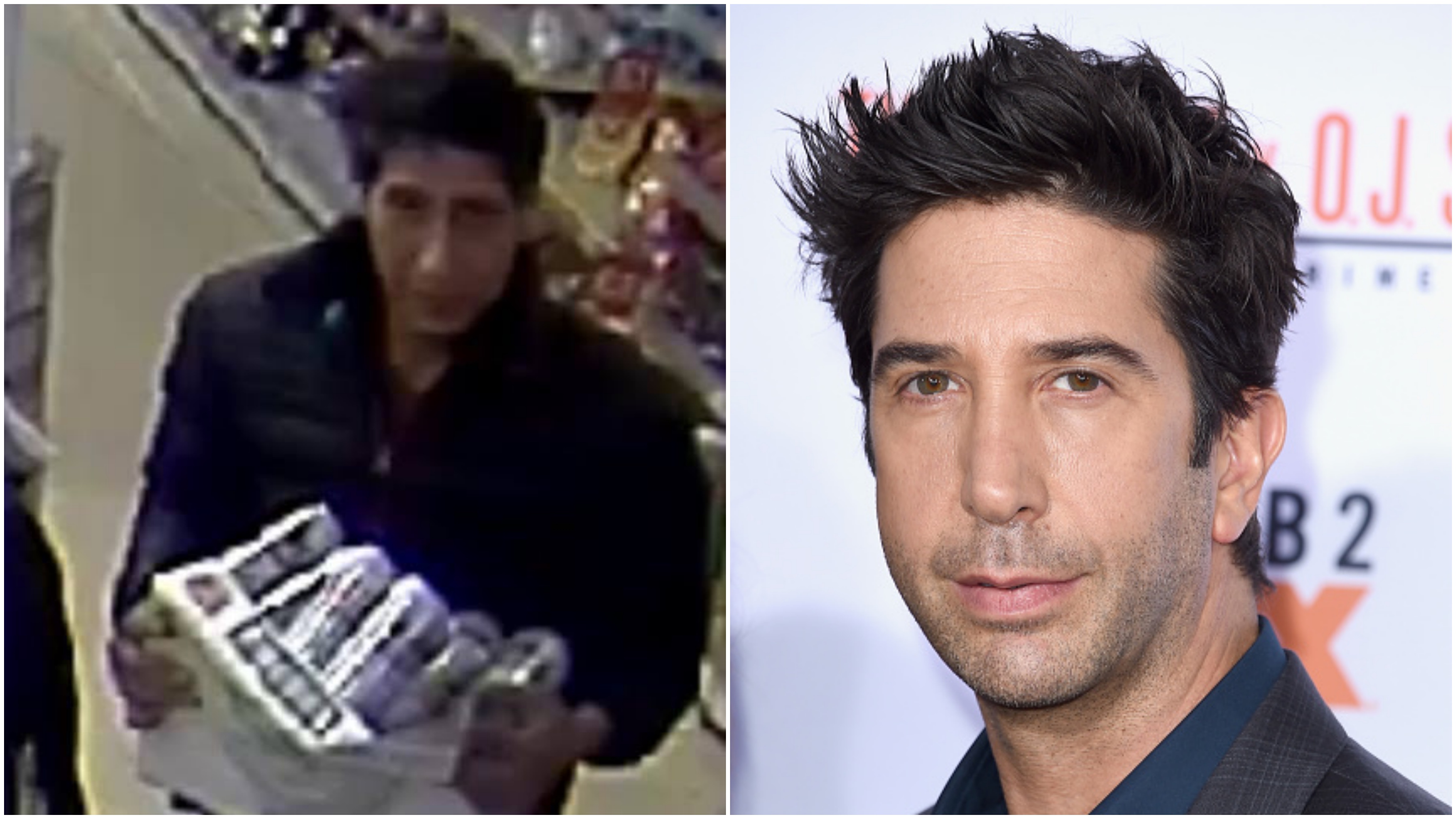 David Schwimmer lookalike wanted for theft finally arrested. 