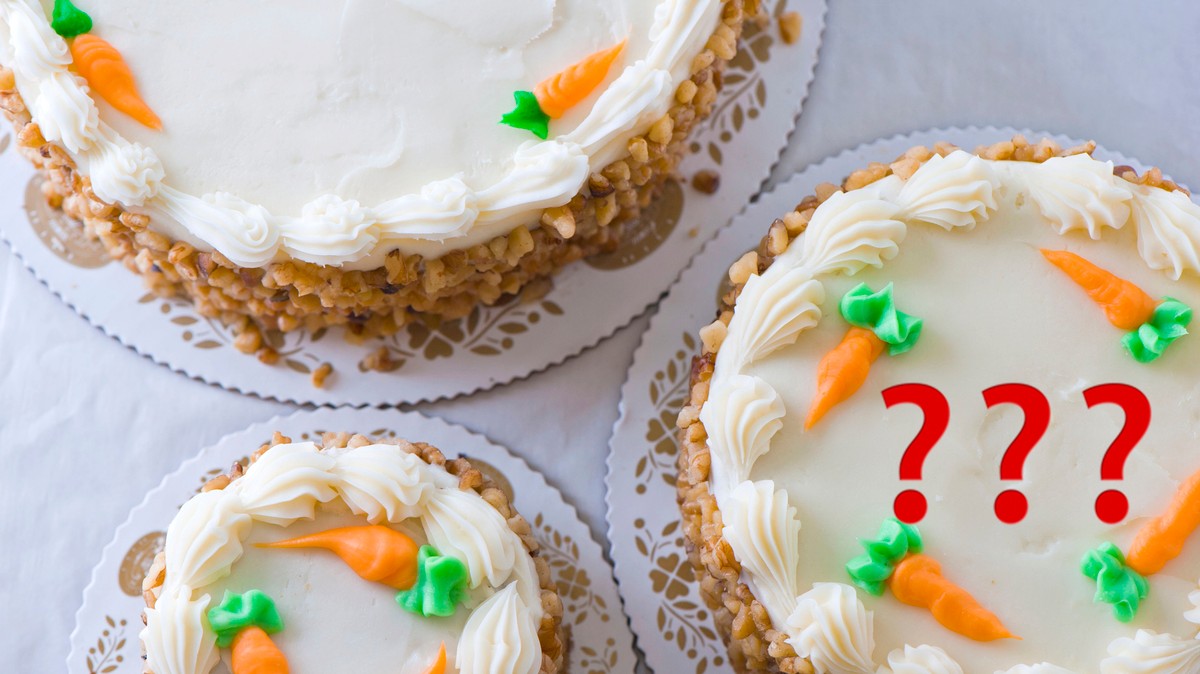 Why Does Carrot Cake Need To Remind Us That It Is In Fact Made Of