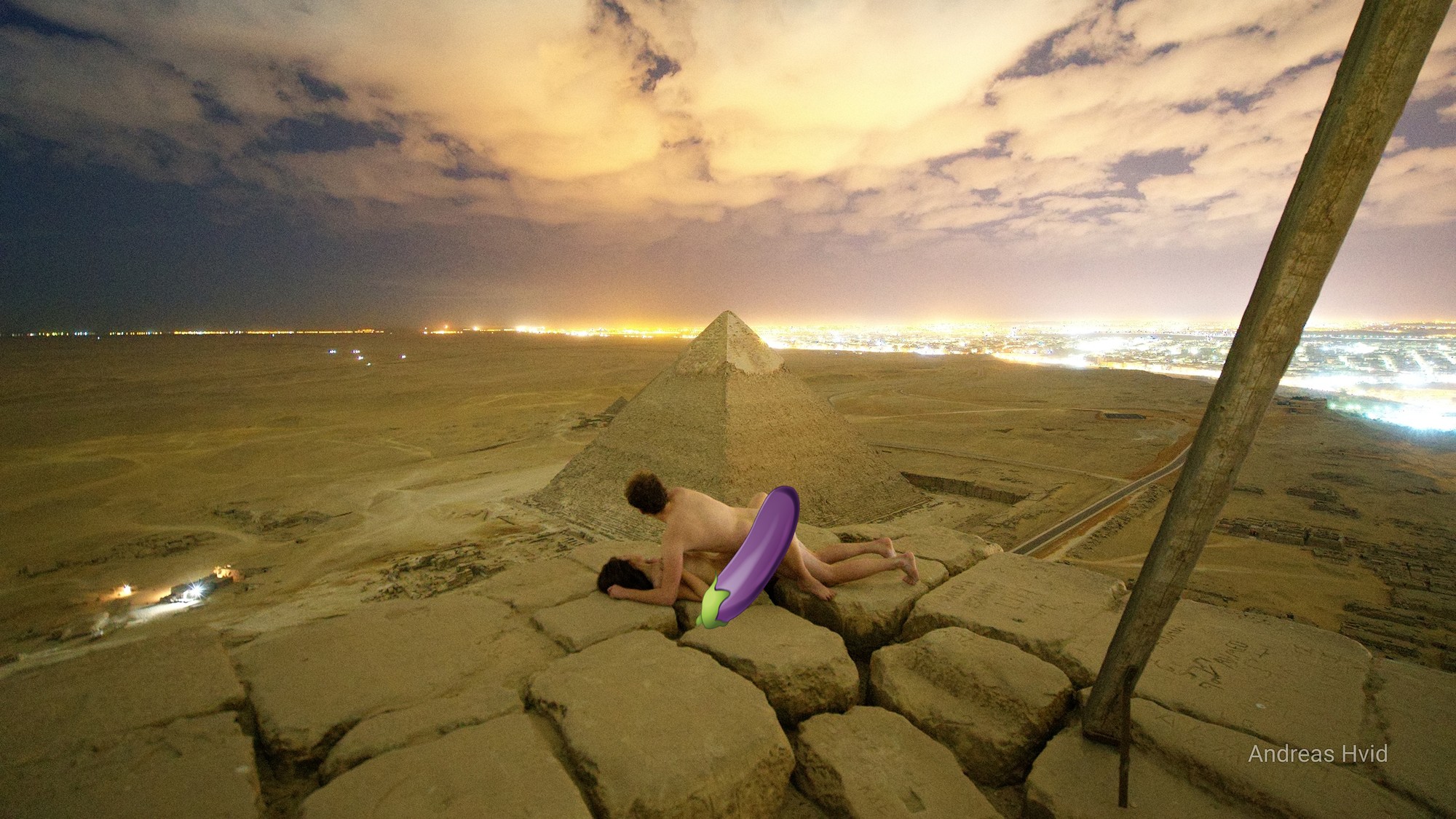 Italian Nudist Couples - Photo of Couple Boning on Top of Pyramids Prompts ...