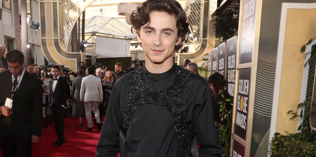 Timothée Chalamet Brought His Mom To The 2018 Oscars