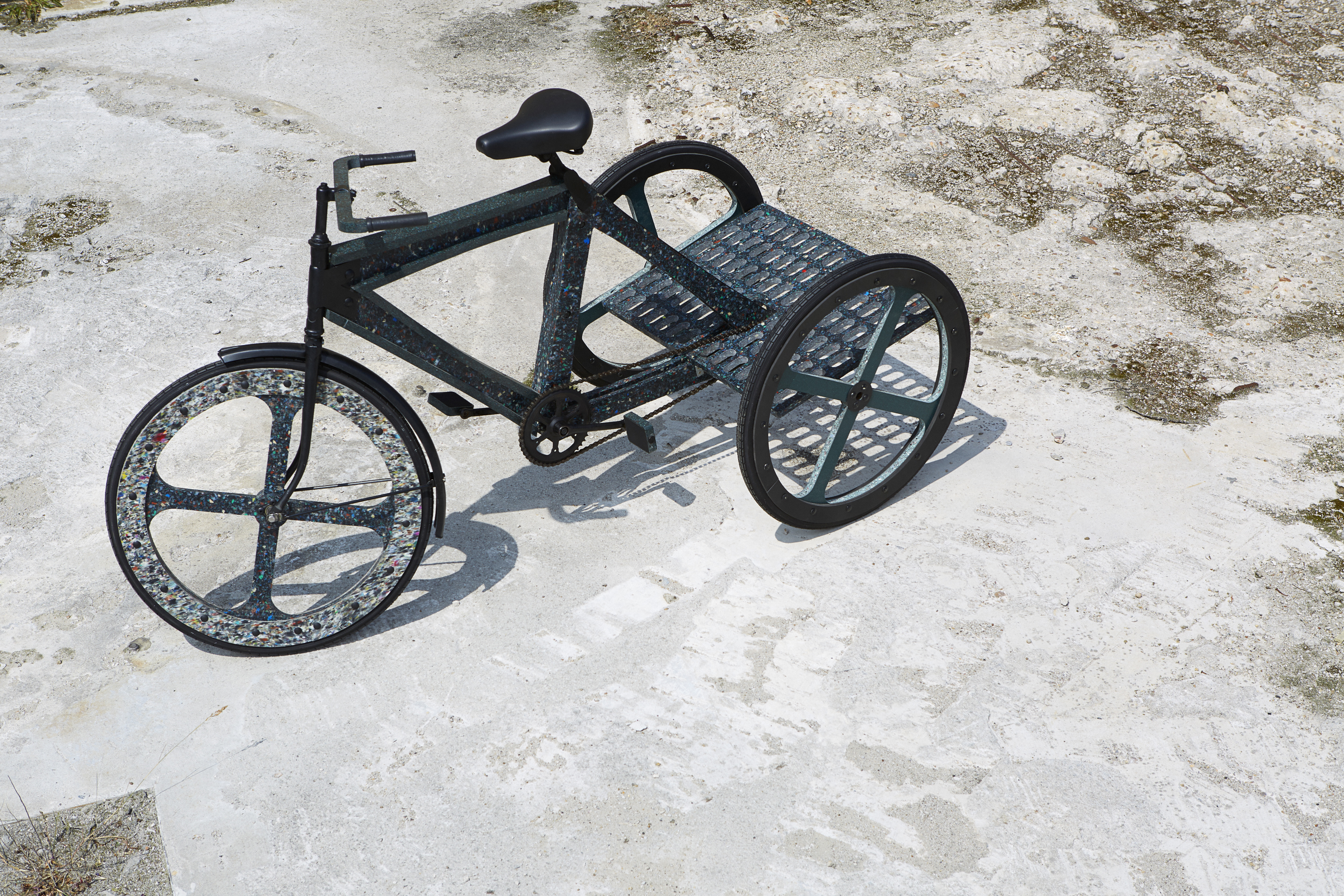temperament bom Doe mijn best Thomas Hoogewerf ontwierp een fiets van gerecycled plastic