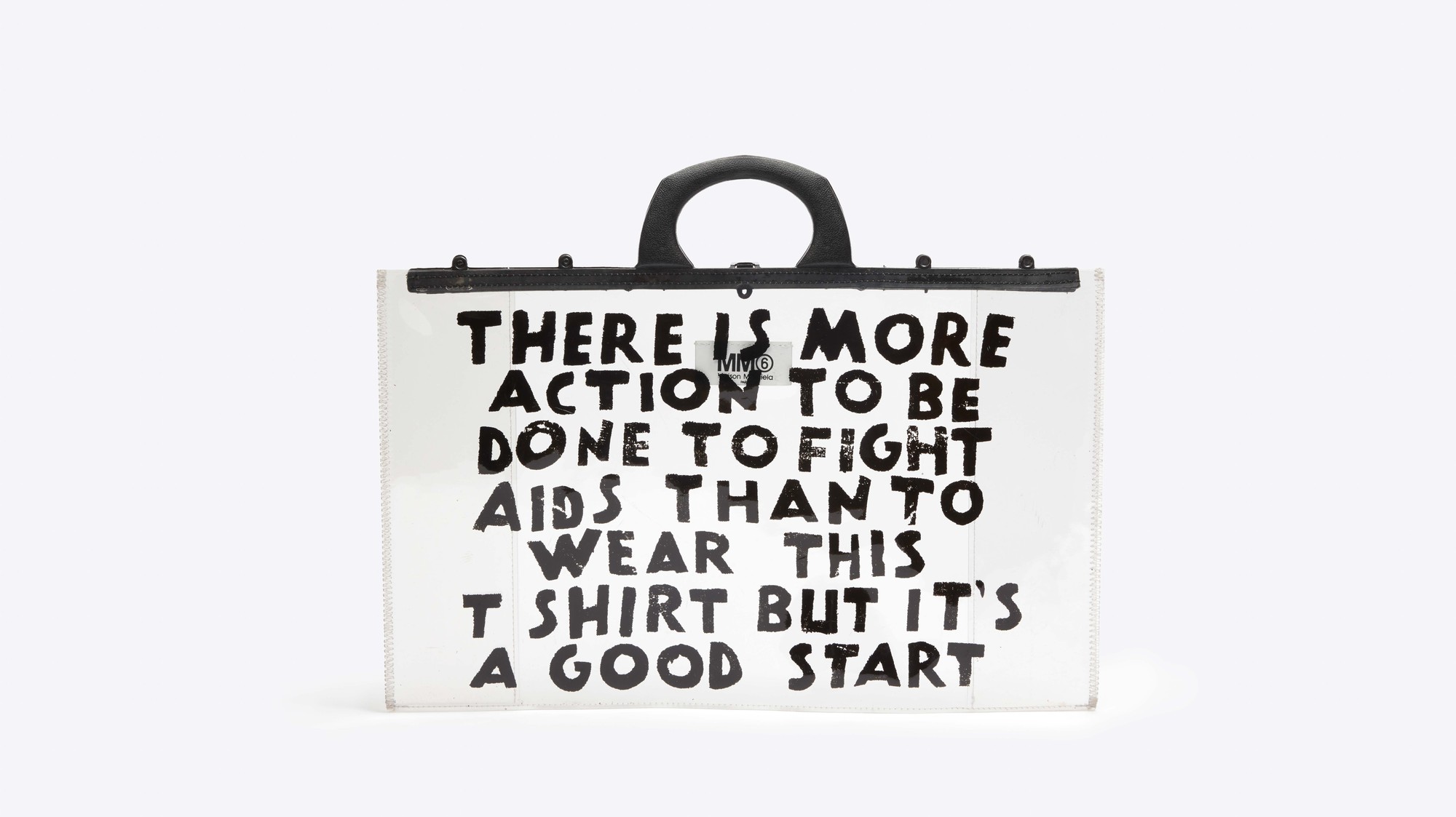 MM6 Margiela rerelease iconic charity AIDS t-shirt - i-D