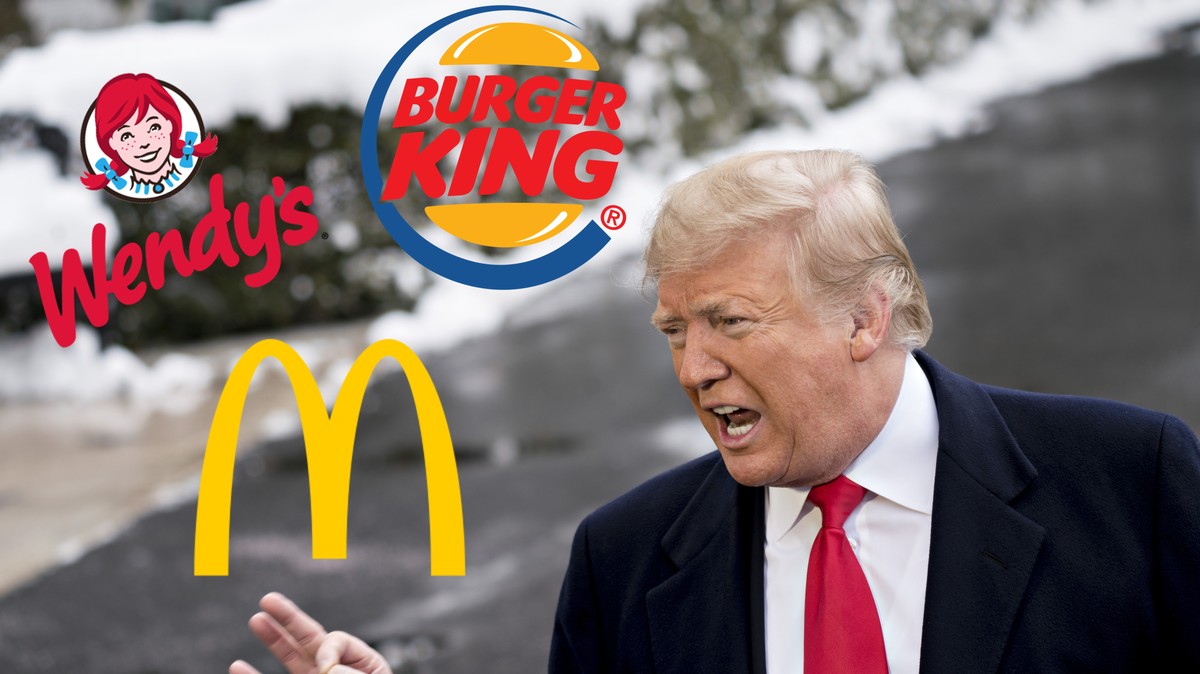 It's Monday, January 14, and Trump Is Serving Fast Food to the NCAA ...