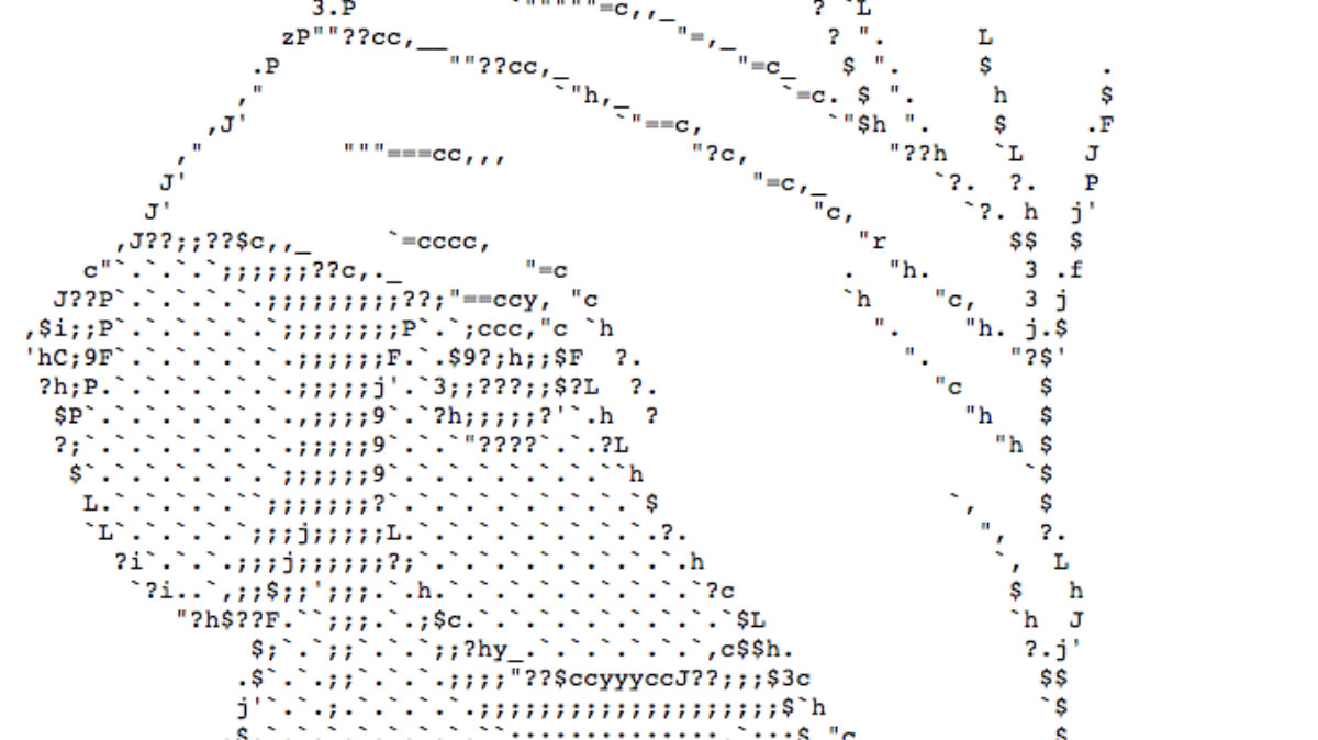Il porno ASCII esiste da molto prima di internet ed è ancora ovunque.