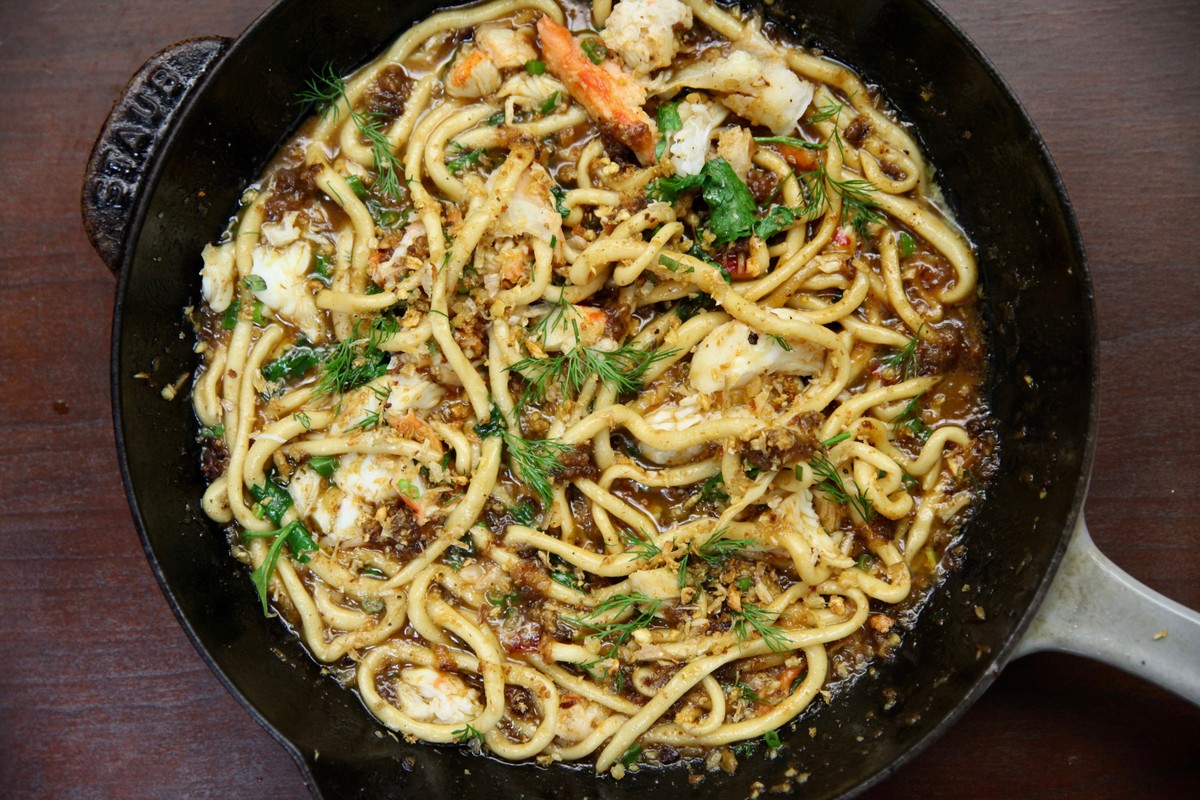 King Crab and XO Sauce with Homemade Pici Pasta Recipe VICE