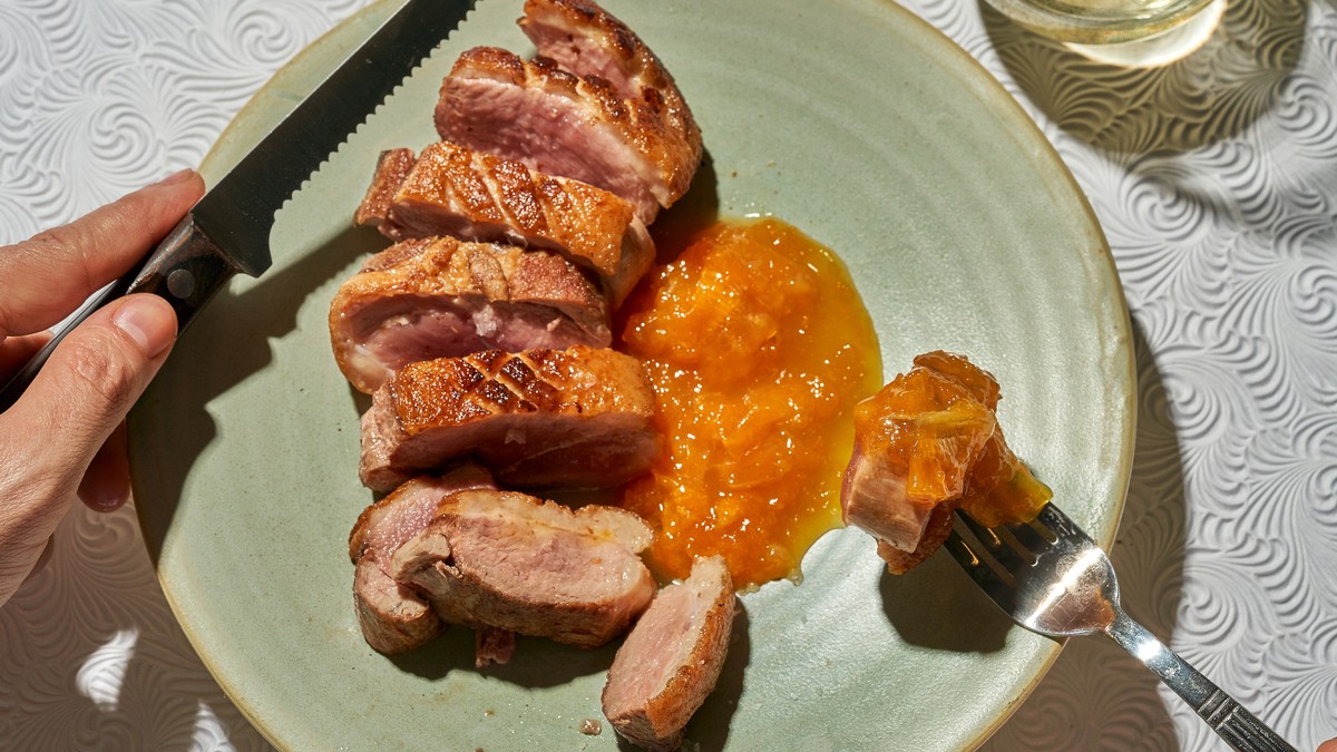 Crispy Skin Duck With Mandarin Orange Sauce Recipe