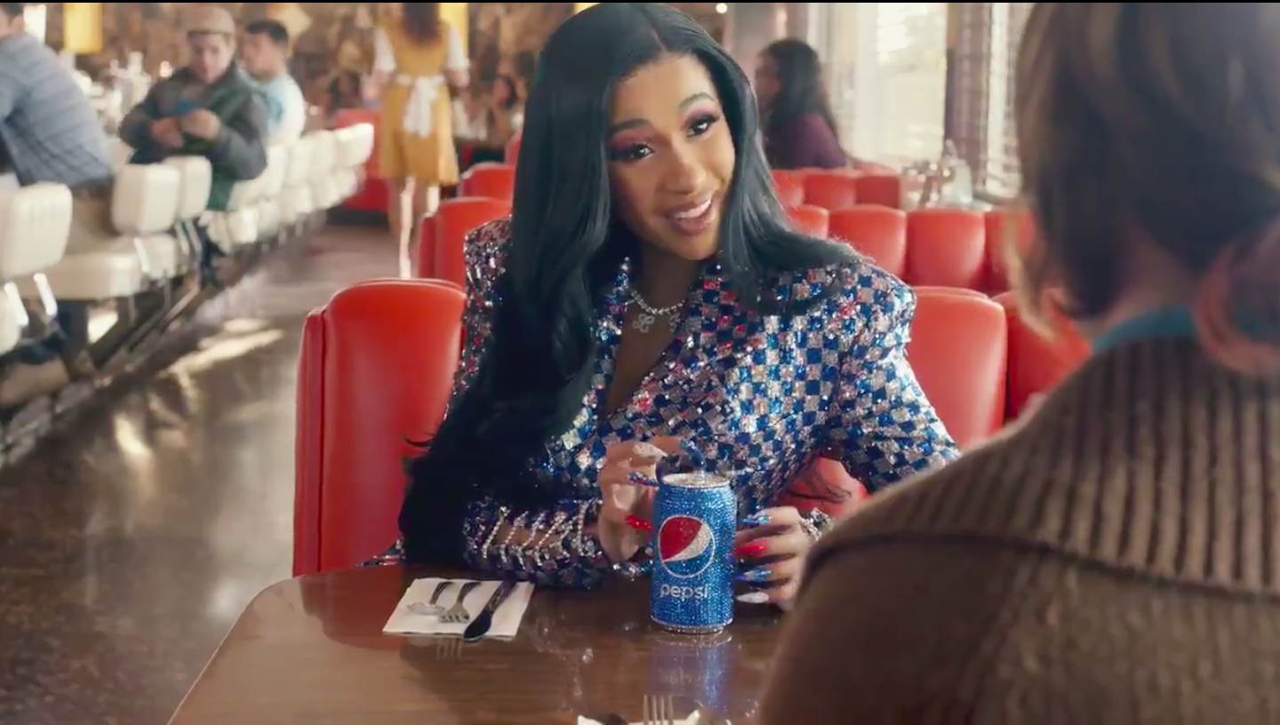 cardi b pepsi comercial