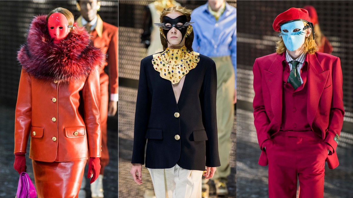 Gucci unmasked at Milan Fashion Week
