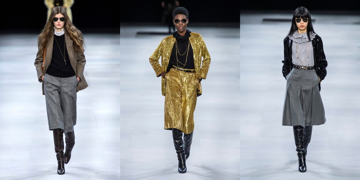 Hedi Slimane sent out a collection brimming with ease, wearability and ...