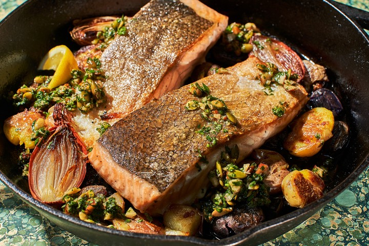 One-Skillet Crispy Skin Salmon Recipe - VICE