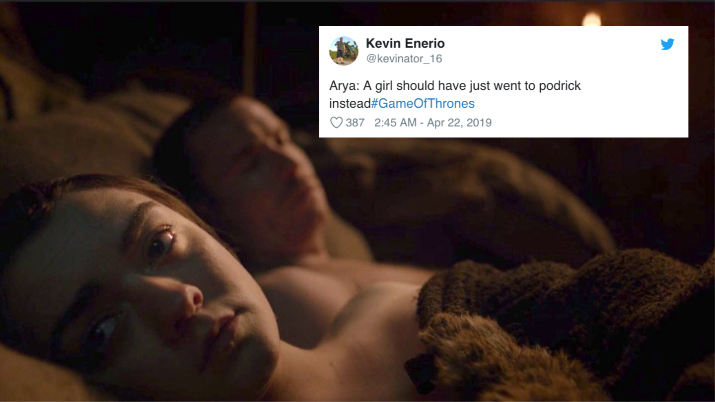 Arya sex scene meme