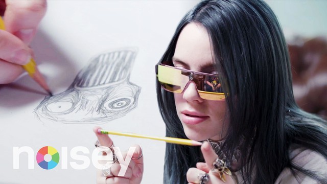 Watch Billie Eilish Talk Spirited Away While Drawing Her Self