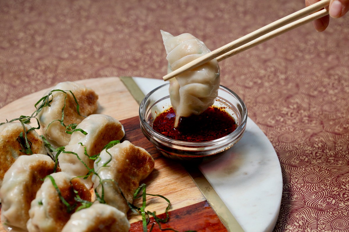 Fish and Kimchi Dumplings Recipe