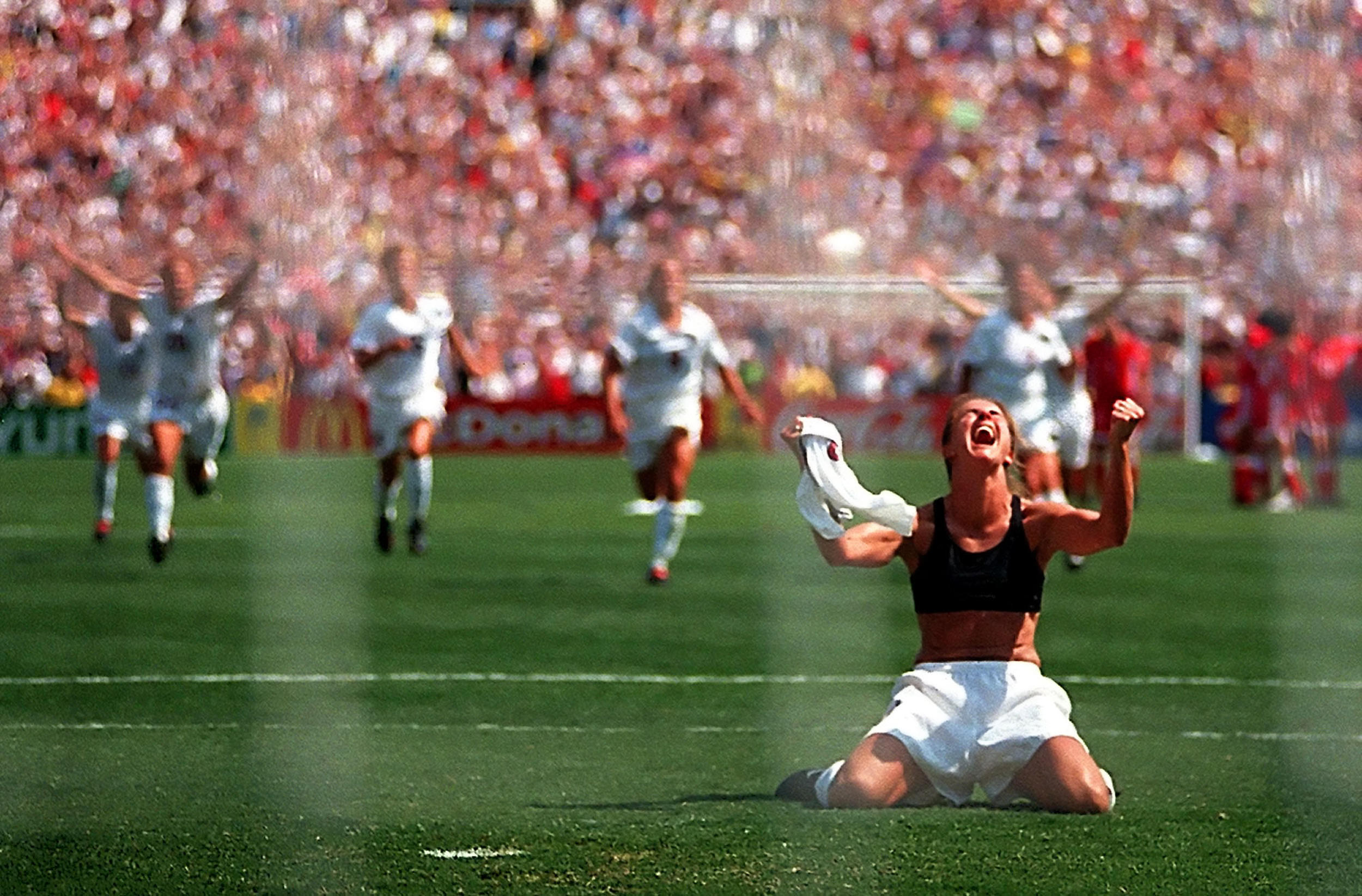 Brandi Chastain and the Greatest Celebration of All Time