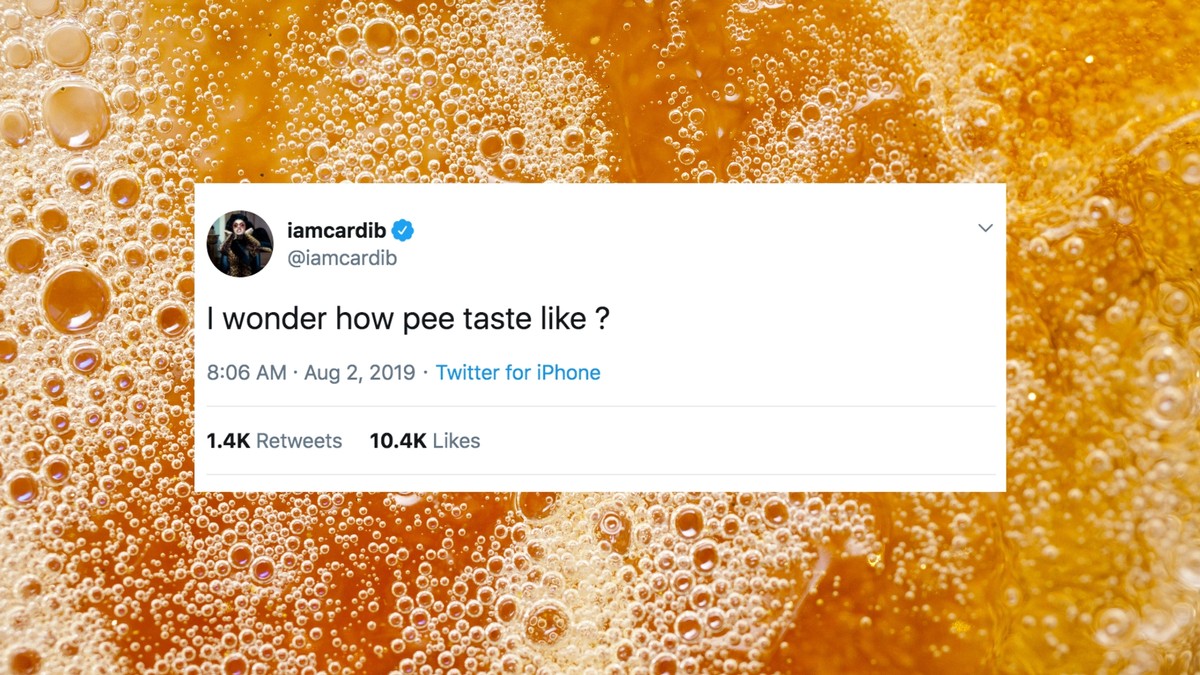 What Pee Actually Tastes Like, According to the Internet