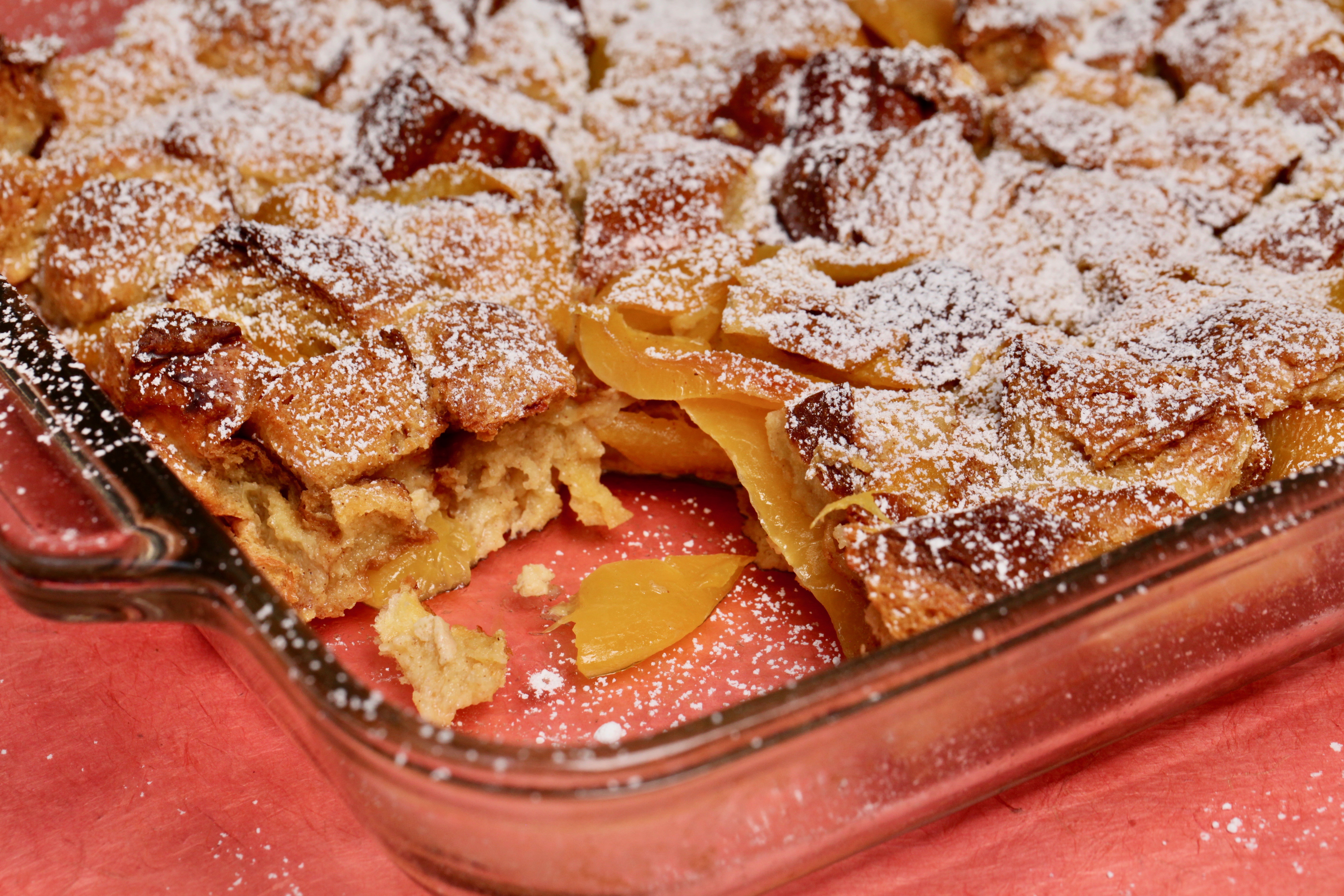 Stone Fruit Bread Pudding Recipe