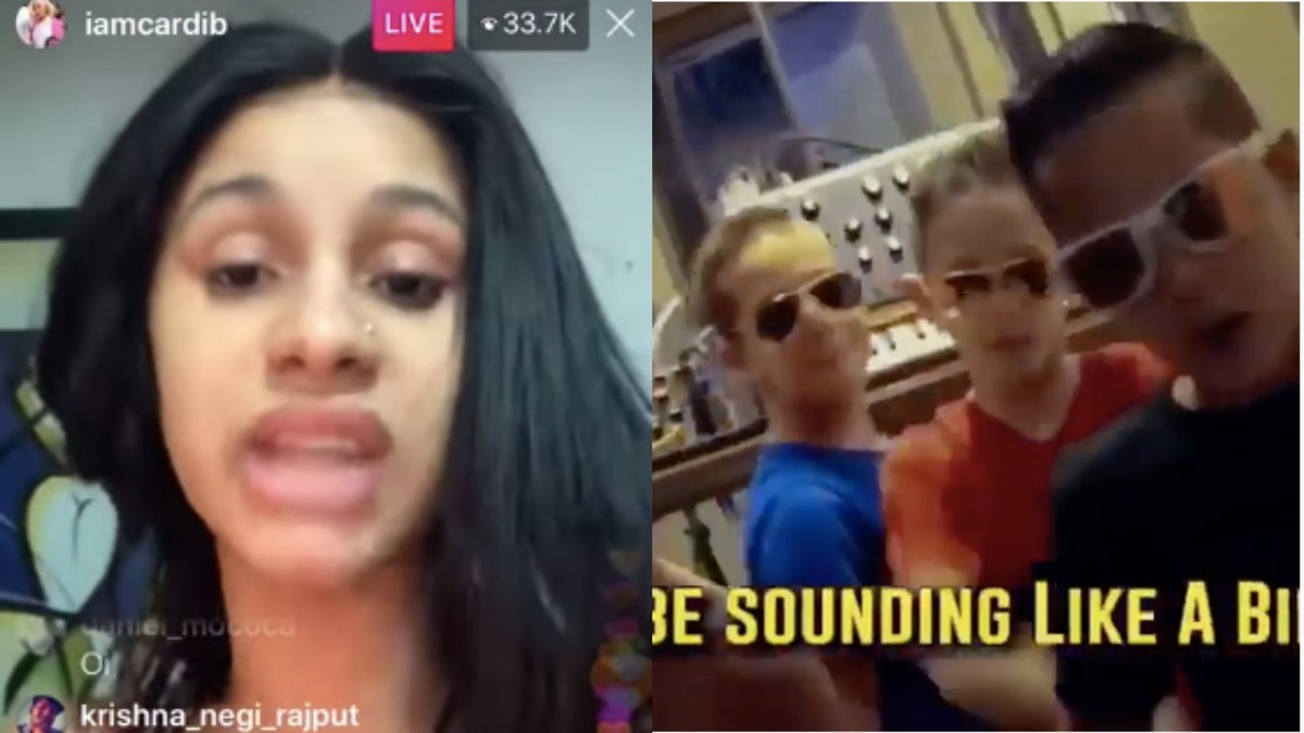 No Cardi B Isn T Beefing With Some Suburban Rapping Quadruplets