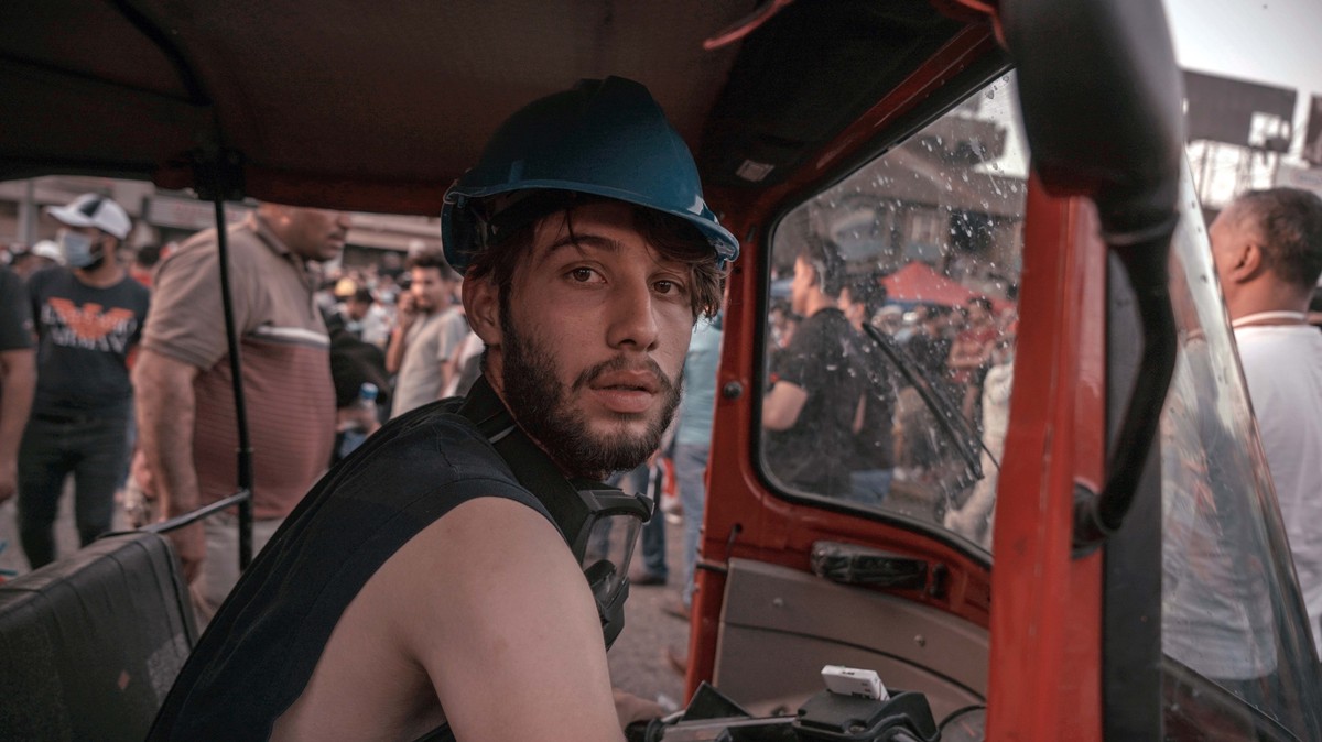 Hoe tuktuk-chauffeurs de helden van de demonstraties in Irak werden - VICE Belgie