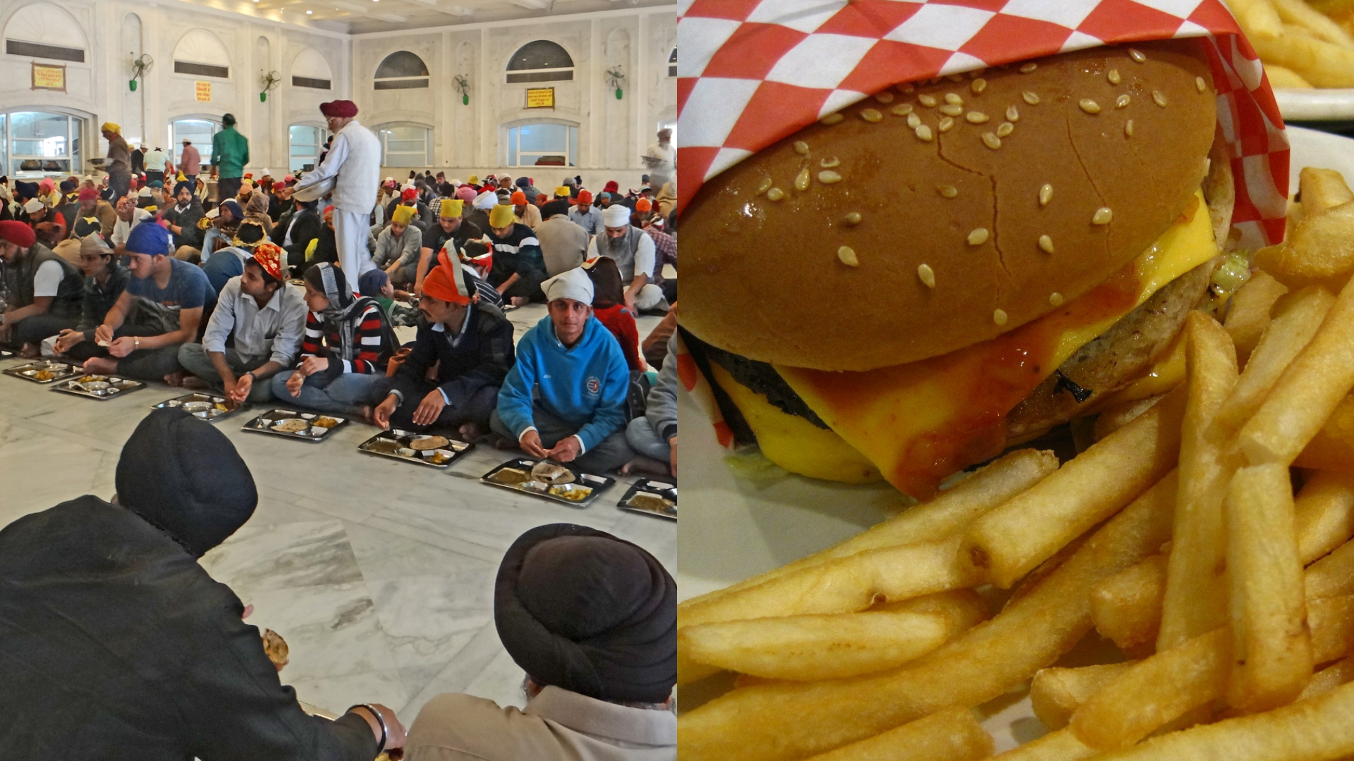Community Kitchens At Some Gurdwaras In Punjab Now Serve Free Burgers And Pizzas