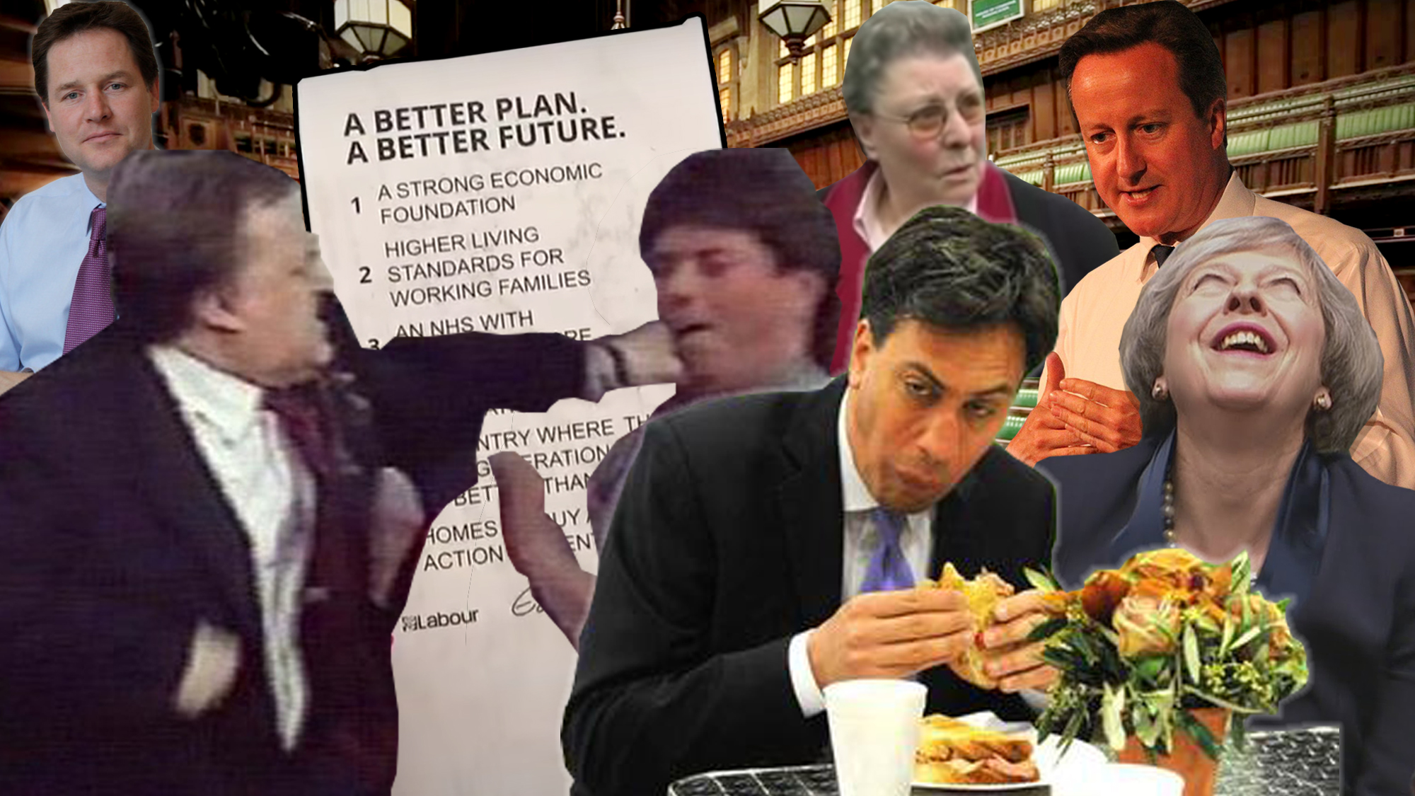 Cleggmania, Bigotgate and Ed Miliband's Bacon Sandwich The Wildest Moments from Past Election
